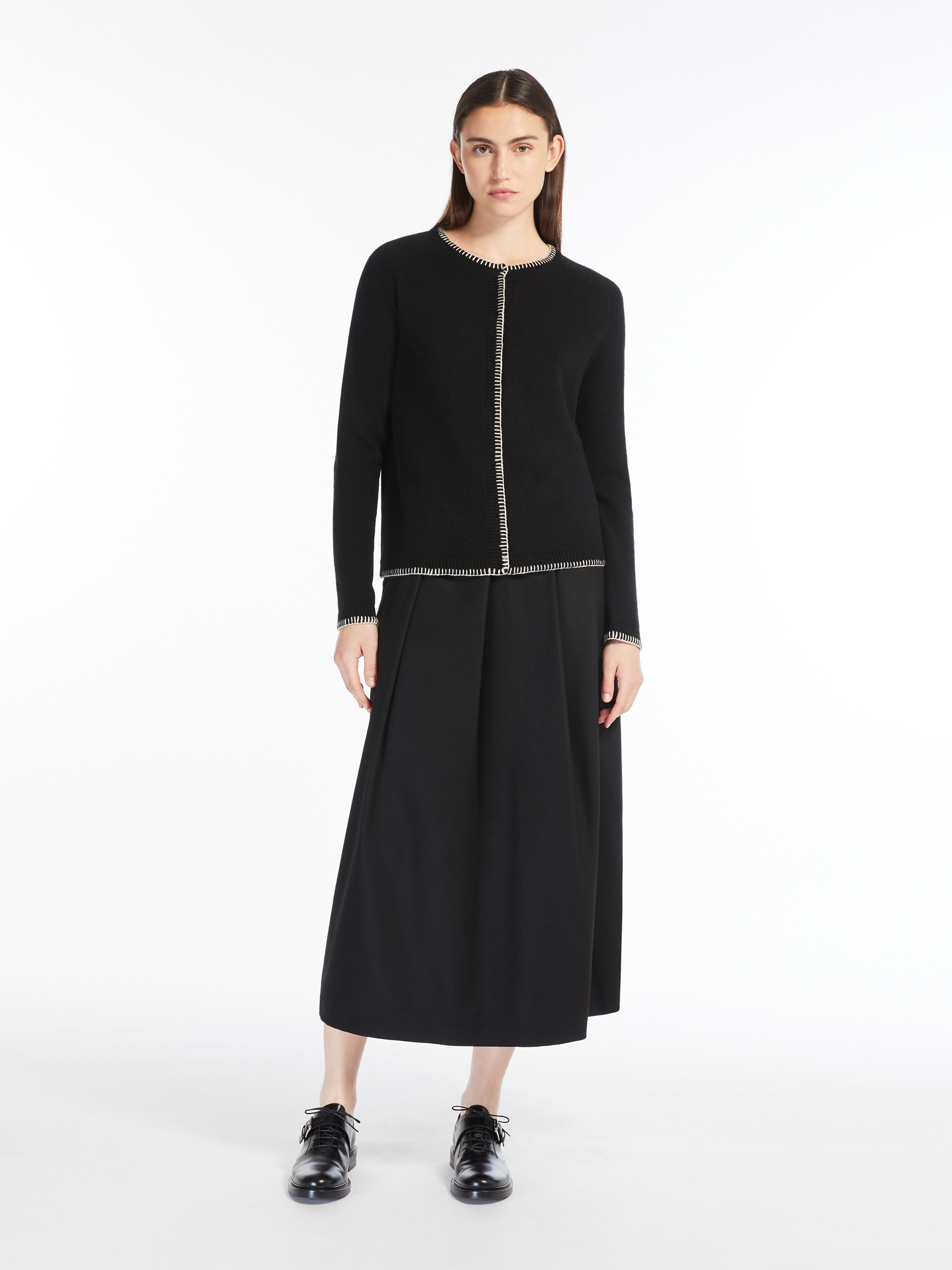 CATERINA Flannel flared skirt - 2