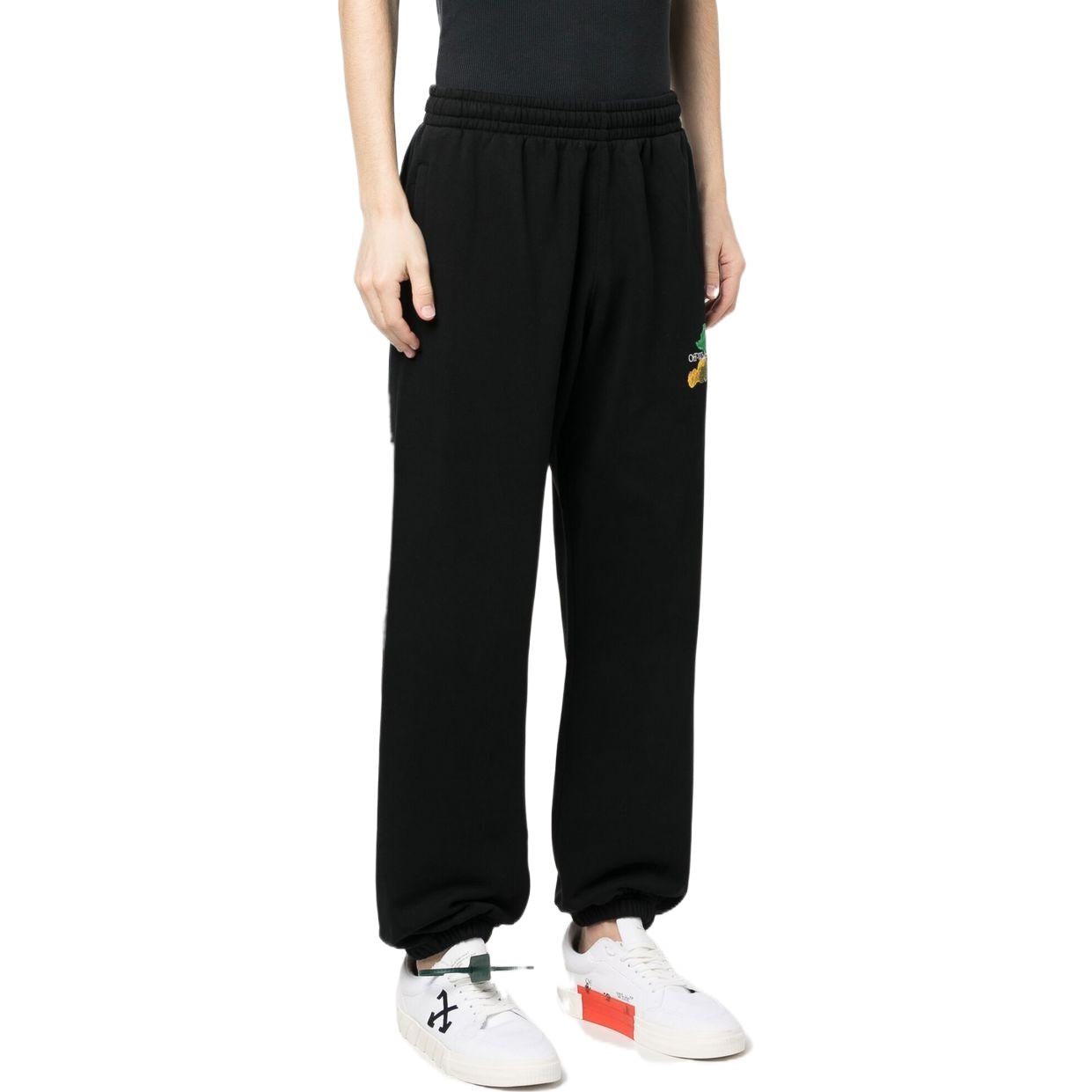 Off-White Brush Arrow Track Pants 'Black' OMCH029S23FLE0021084 - 3