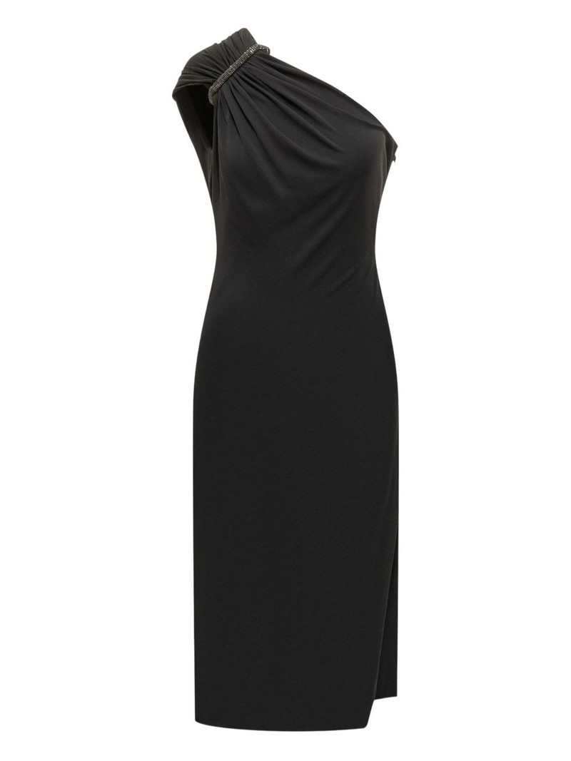 TOM FORD one-shoulder embellished midi dress outlook