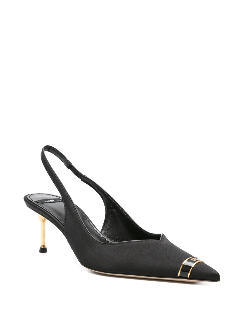 Elisabetta Franchi 60mm Slingback Pointed-toe Pumps 4
