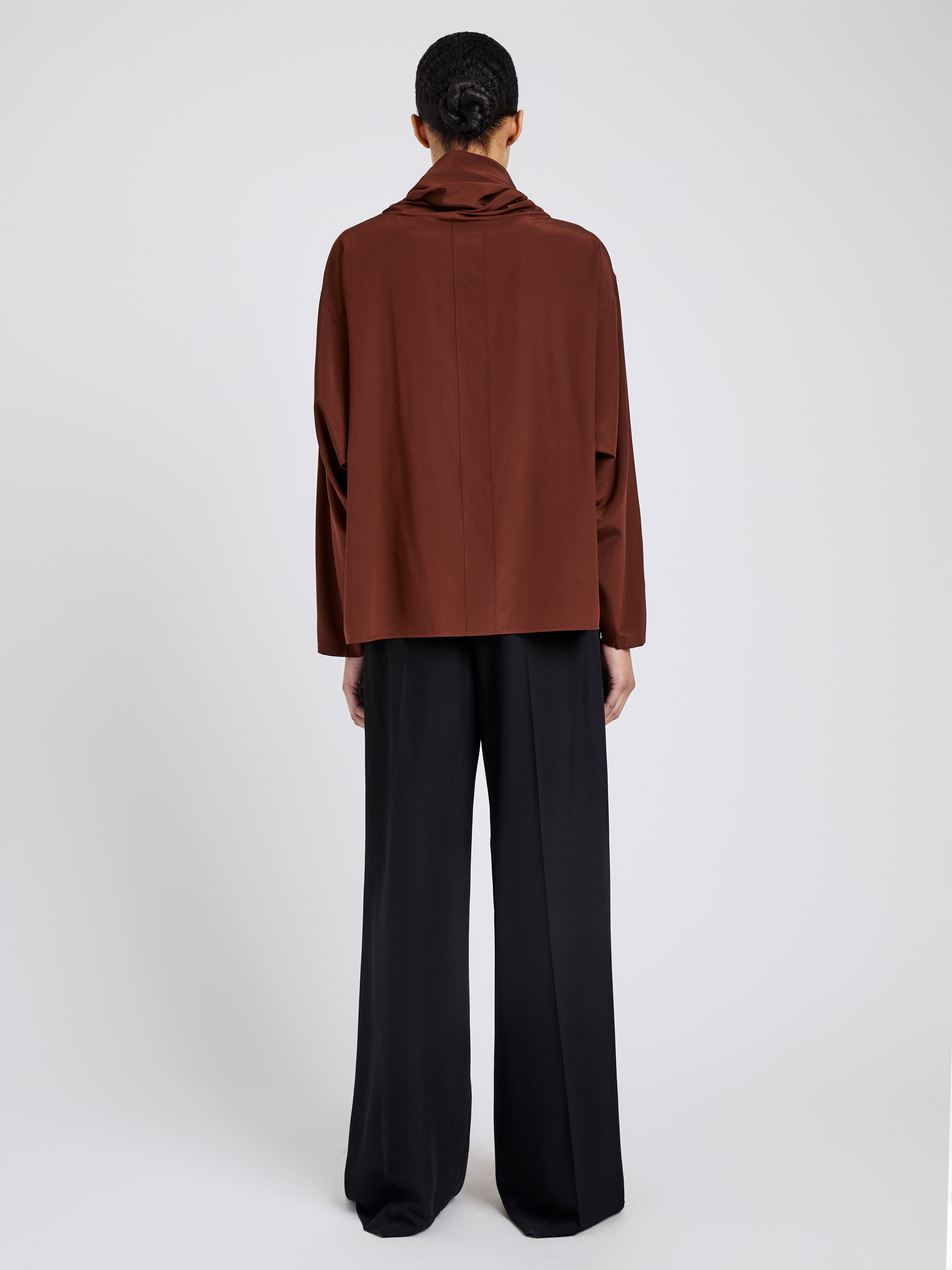 Solene Top in Silk Viscose - 5