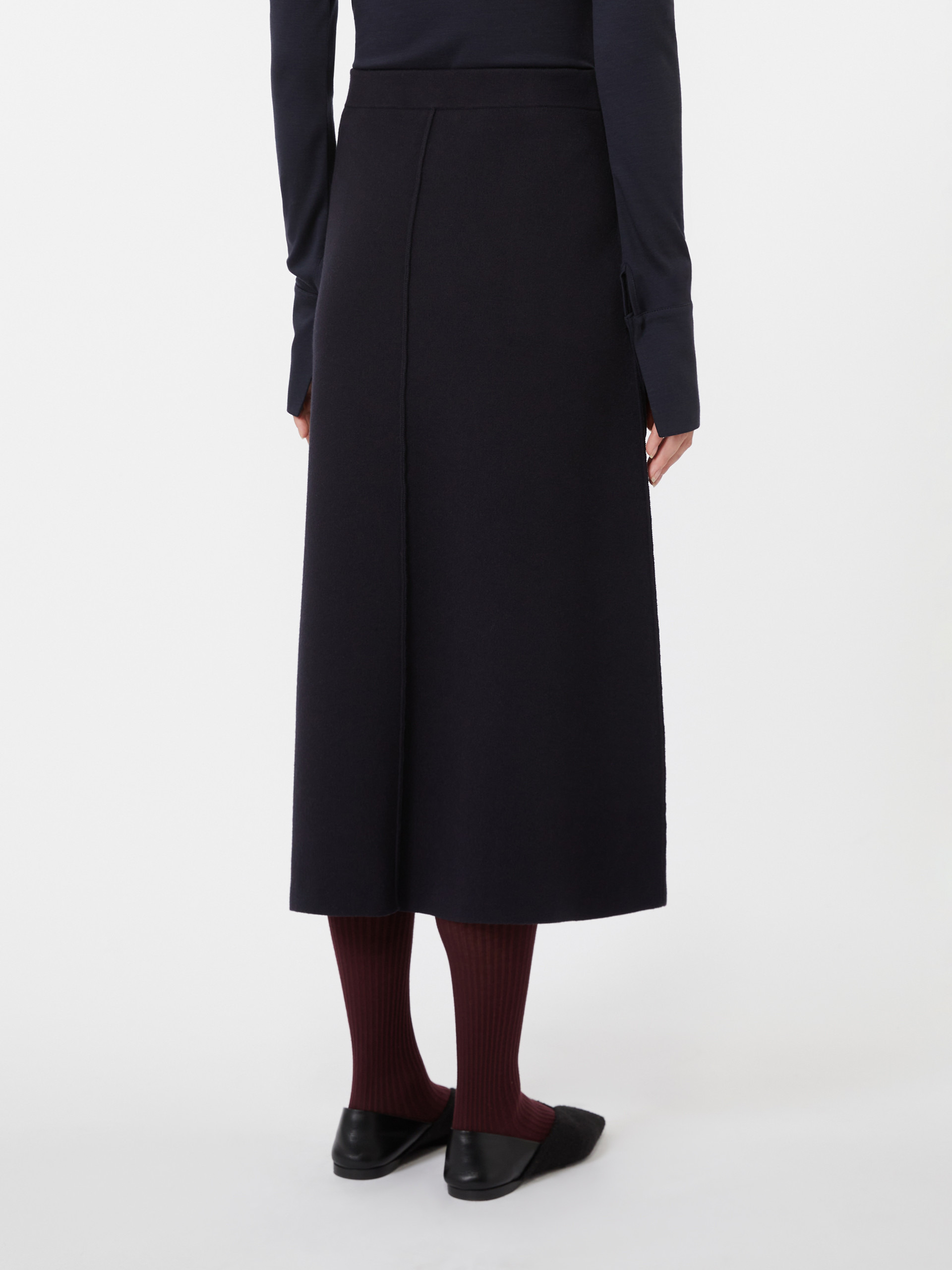 VORTICE Viscose and wool yarn skirt - 4