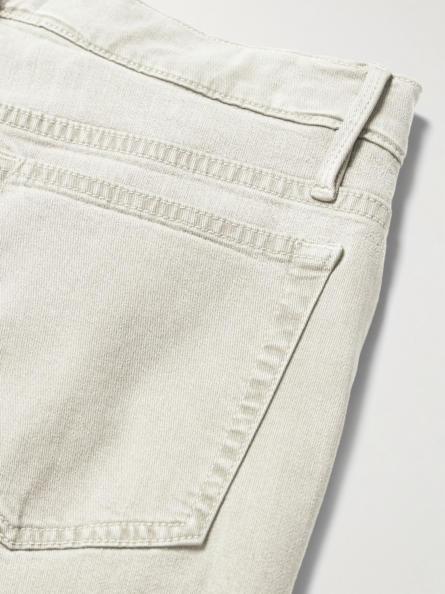 L'Homme Slim-Fit Stretch Lyocell-Blend Trousers Beige - 5