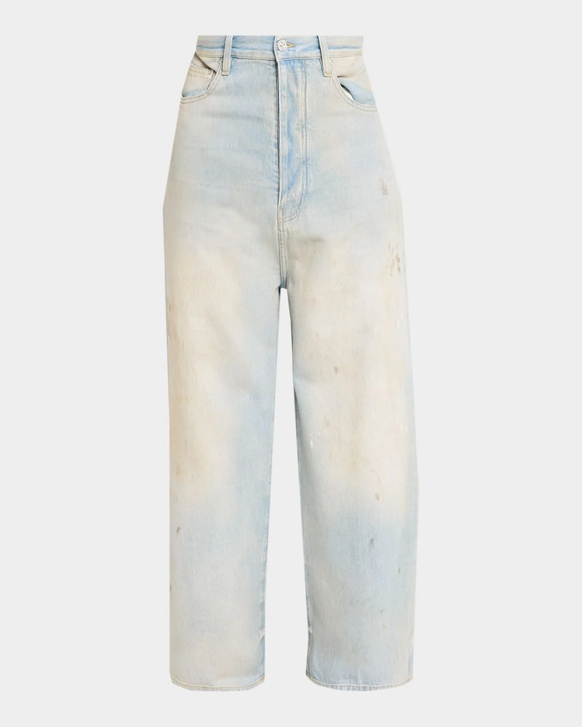 Men's High-Waisted Baggy Fit Jeans - 1