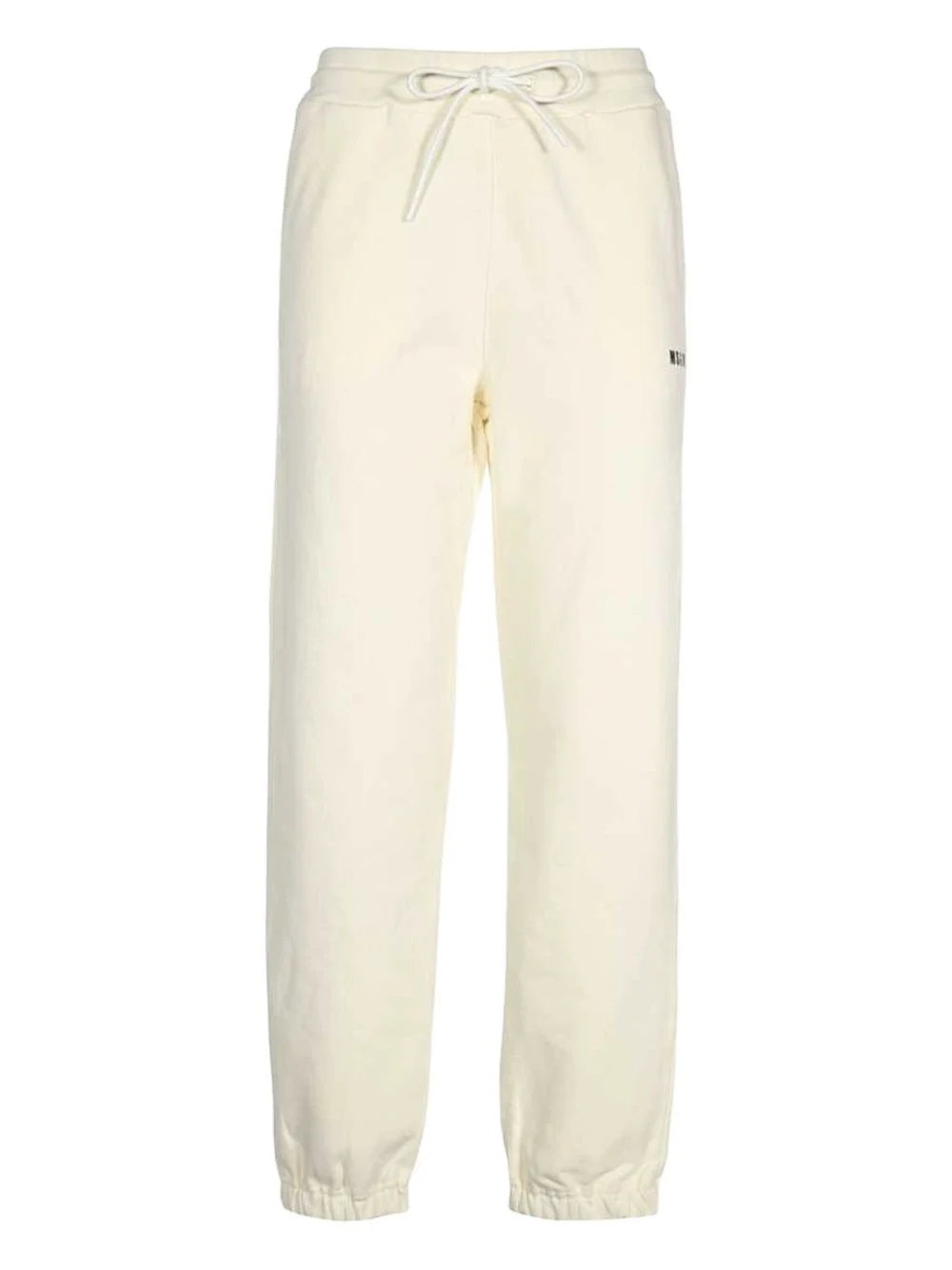 logo-print elasticated-cuff track pants - 1