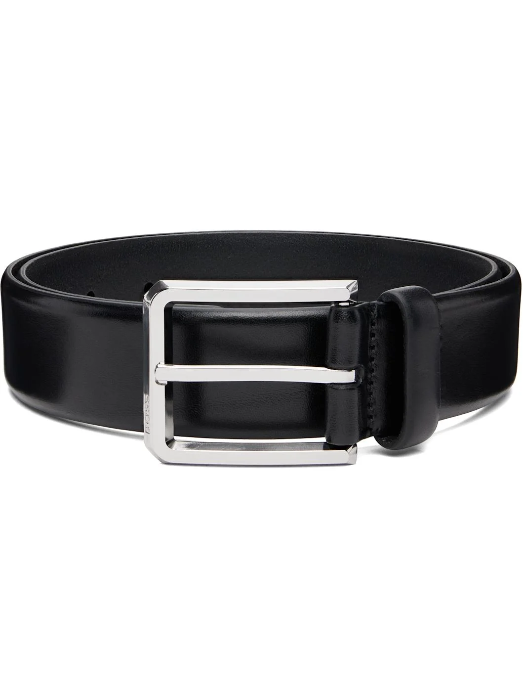 Black Leather Belt - 1