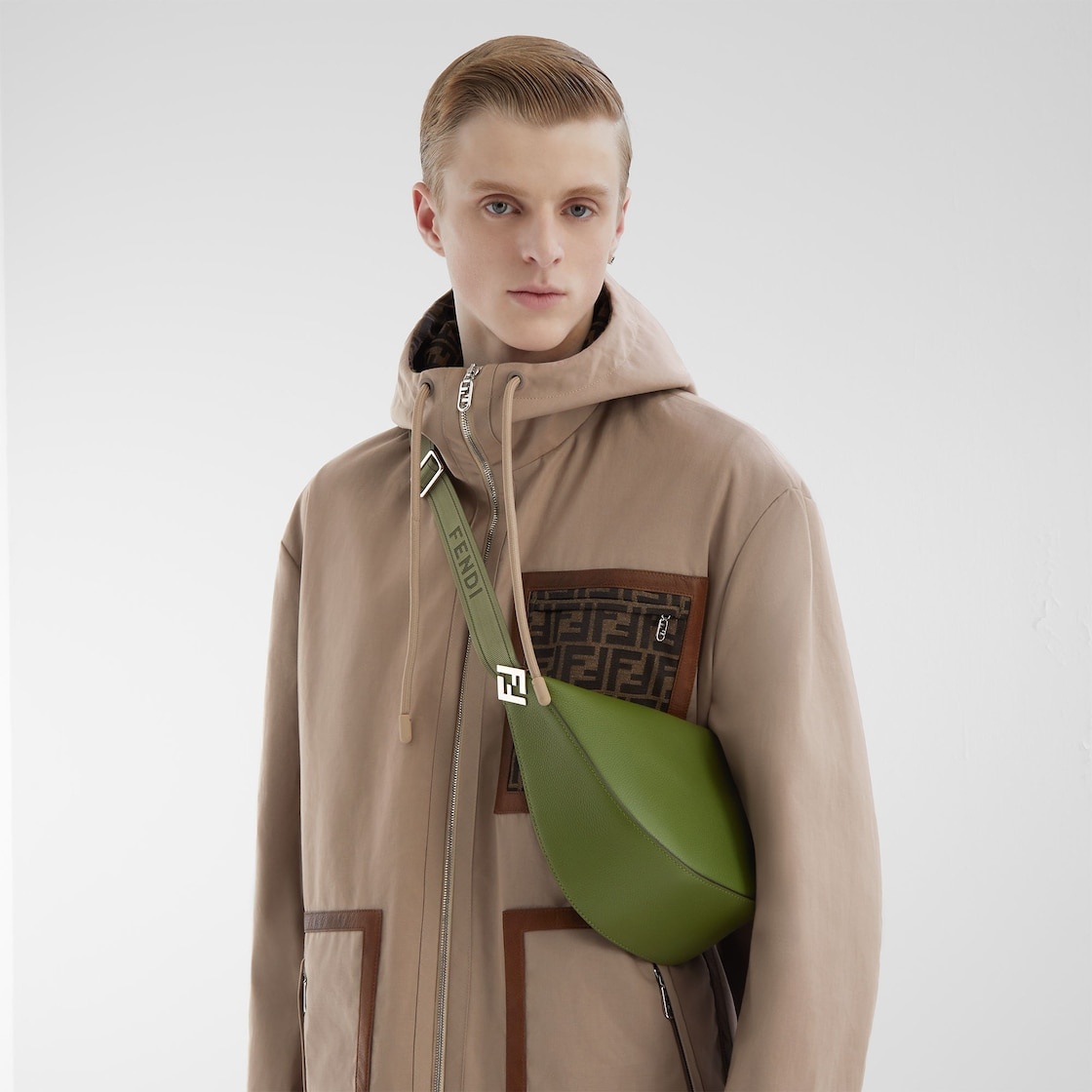 Fendi Roma Leather Fendi Melon Small - 6