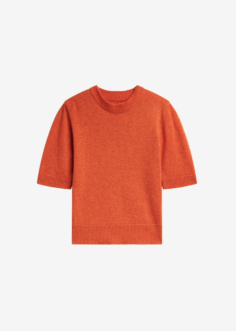 Zoersel Knit Top - Orange 1
