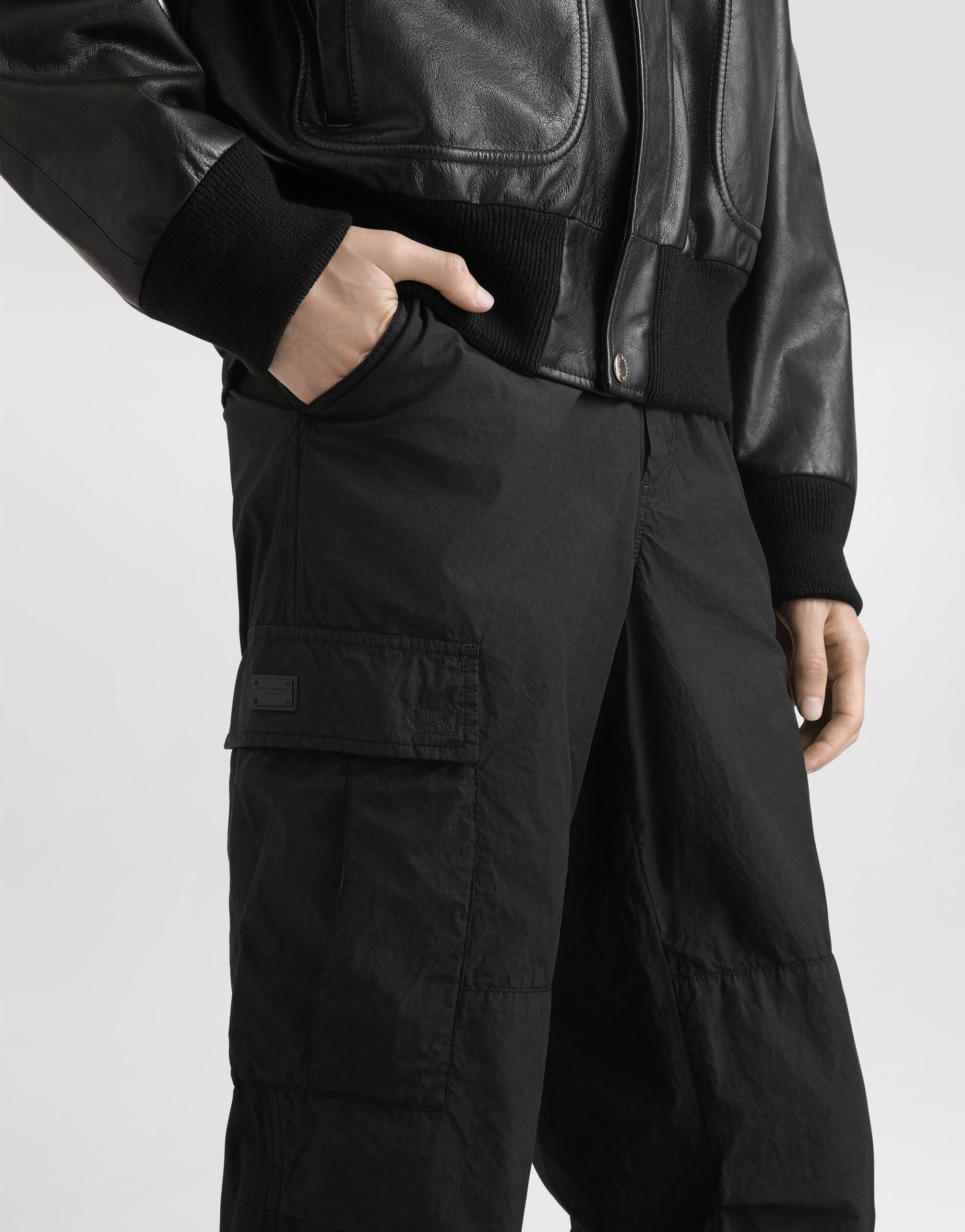 Cotton cargo pants - 4