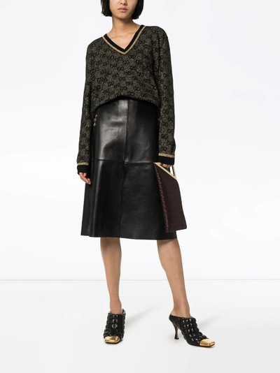 GUCCI Interlocking G Horsebit motif skirt outlook