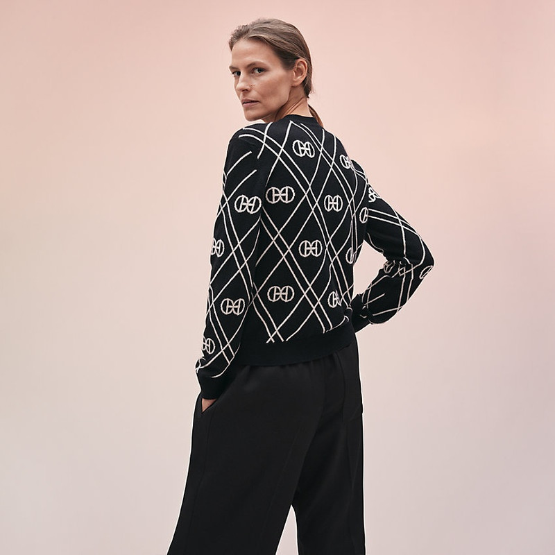 Hermès "H Rond" long-sleeve sweater outlook