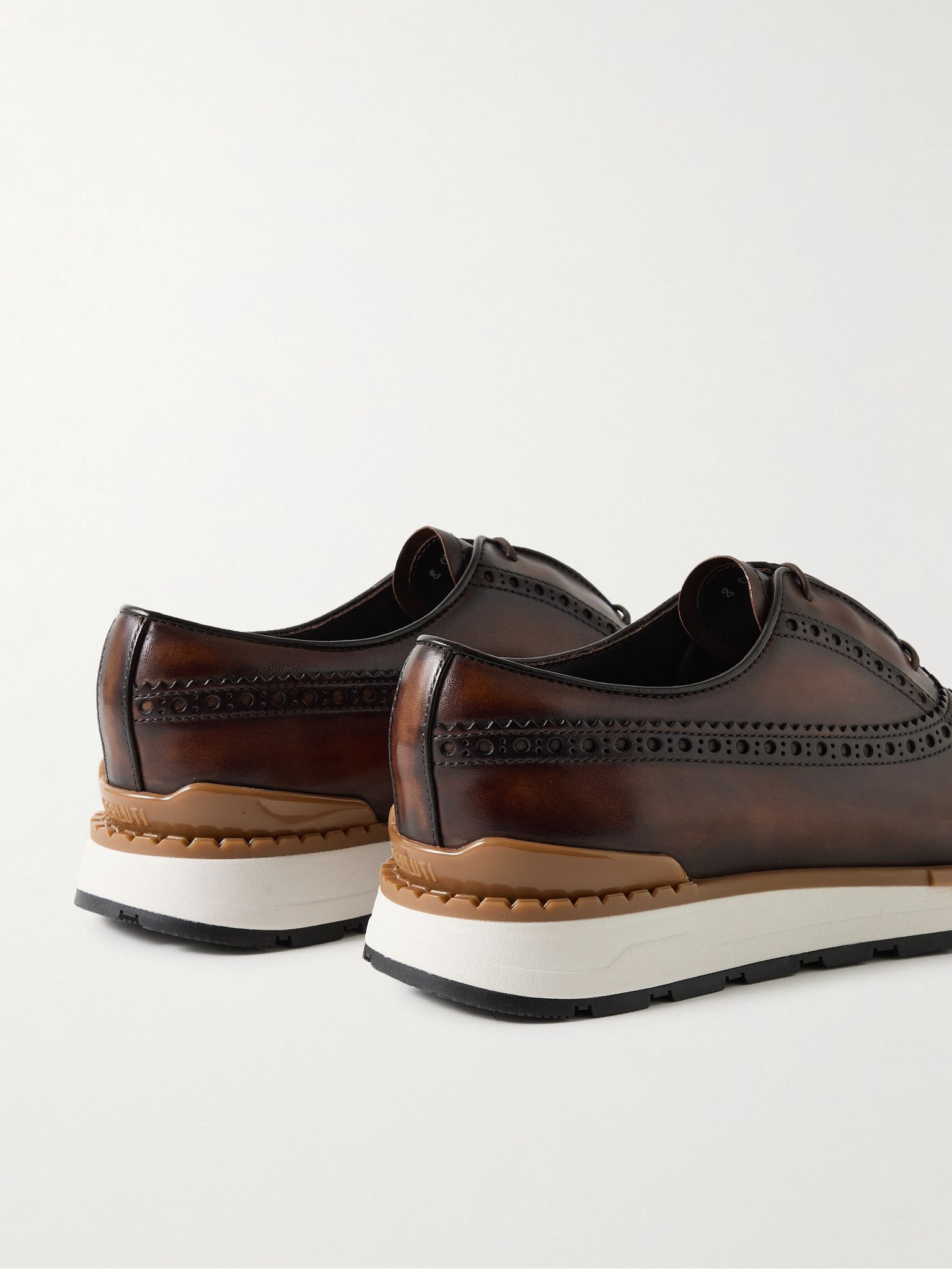 Fast Track Venezia Leather Sneakers Brown - 5