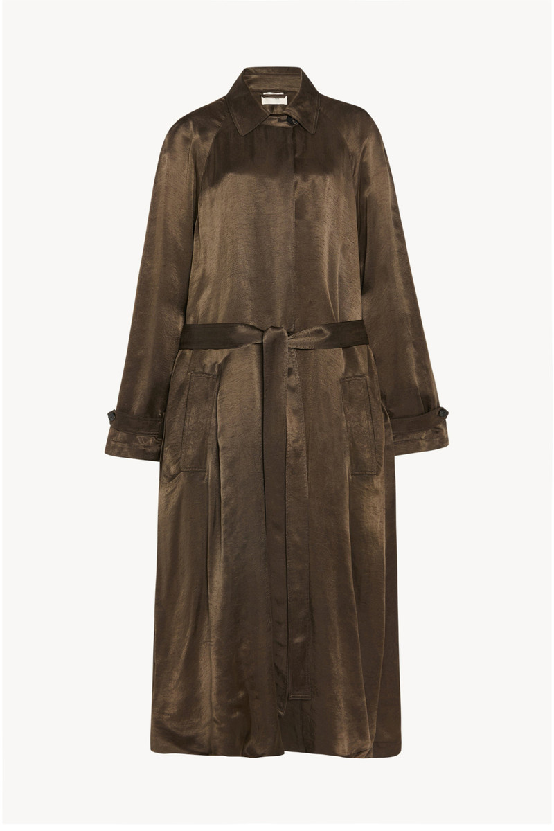 Ryo Coat in Cupro 1