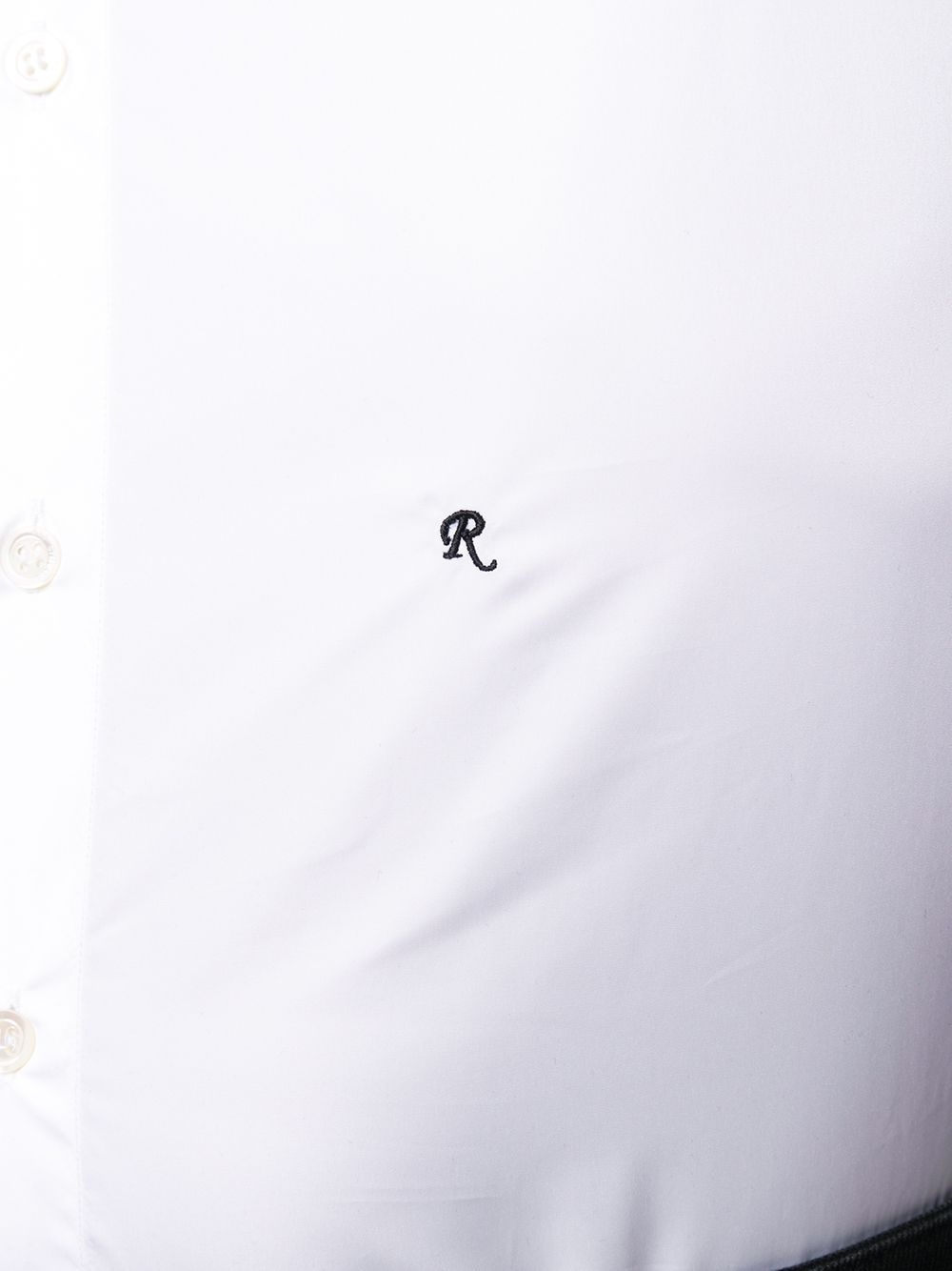 straight-fit embroidered logo shirt - 5