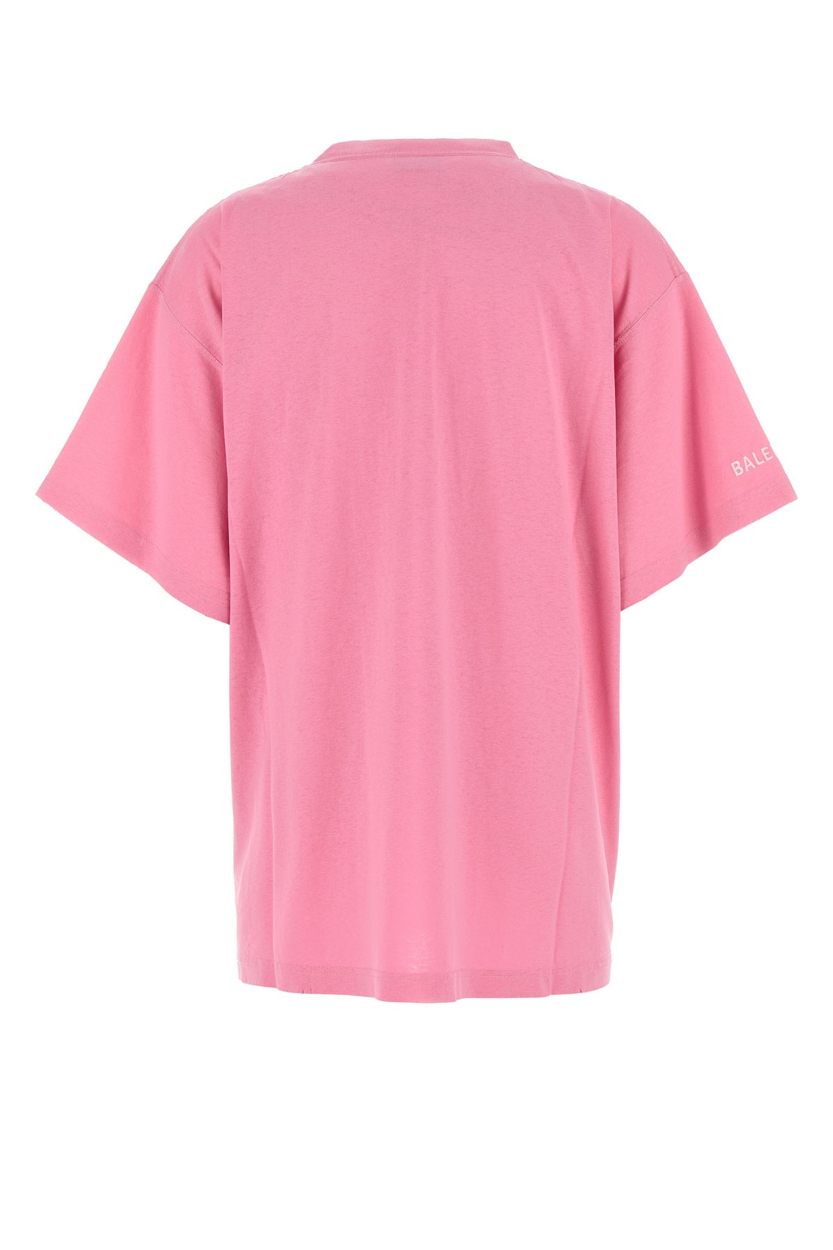 Pink cotton oversize t-shirt - 2