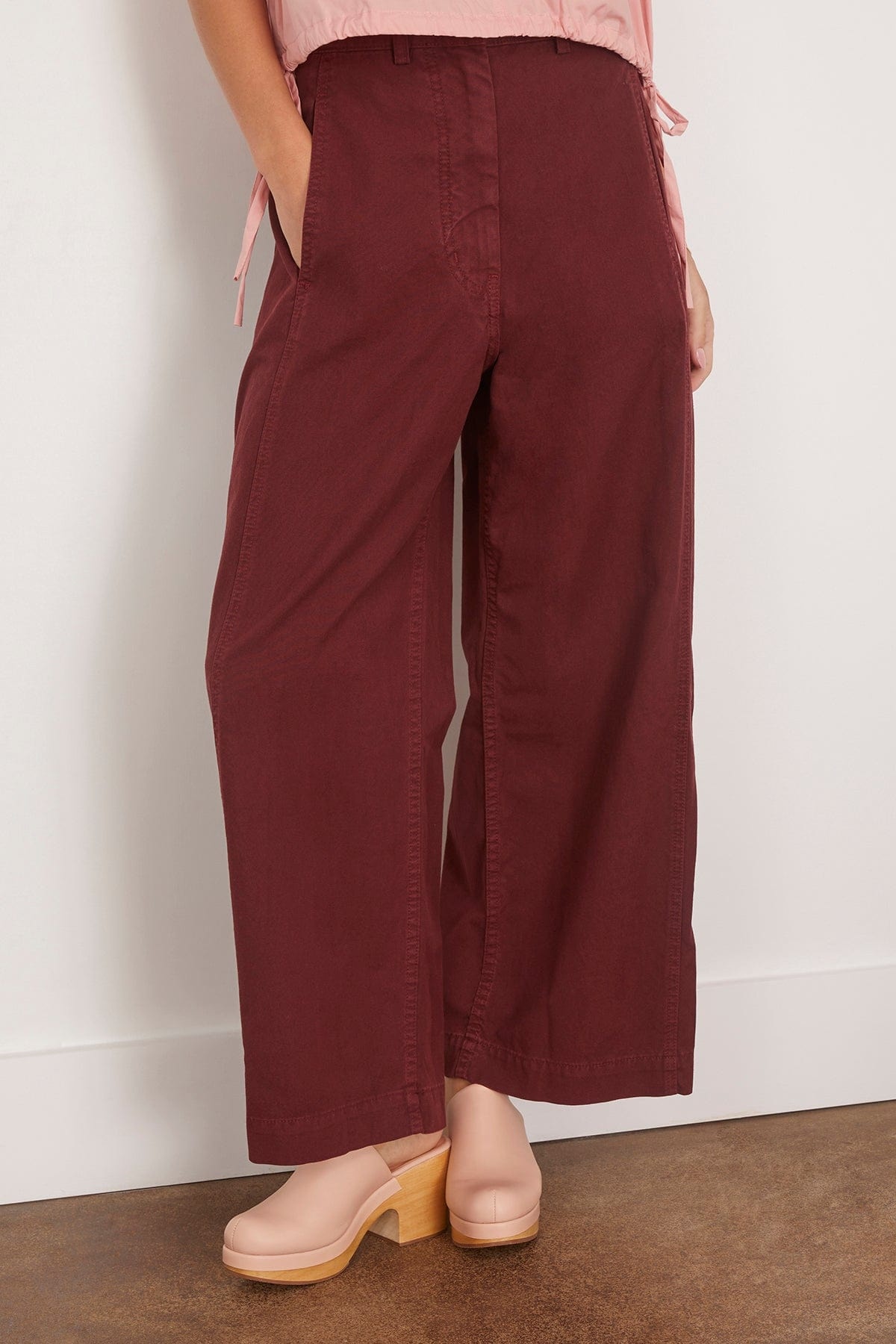 Garra Pant in Wine - 3