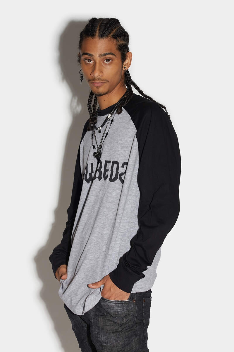 DSQUARED2 SLOUCH RAGLAN T-SHIRT - 3