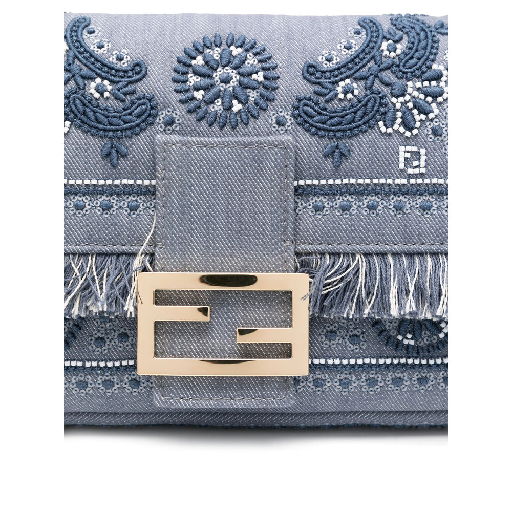 Fendi Blue Tote Bags Women - 3