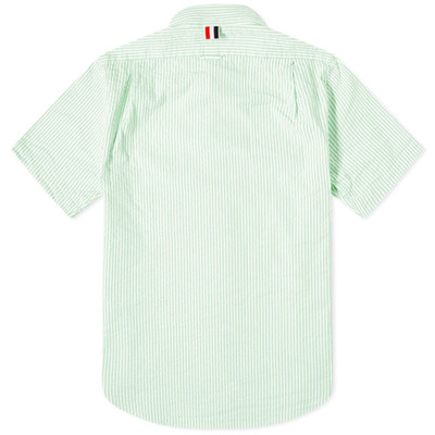 Thom Browne Thom Browne Button Down Seersucker Short Sleeve Shirt outlook