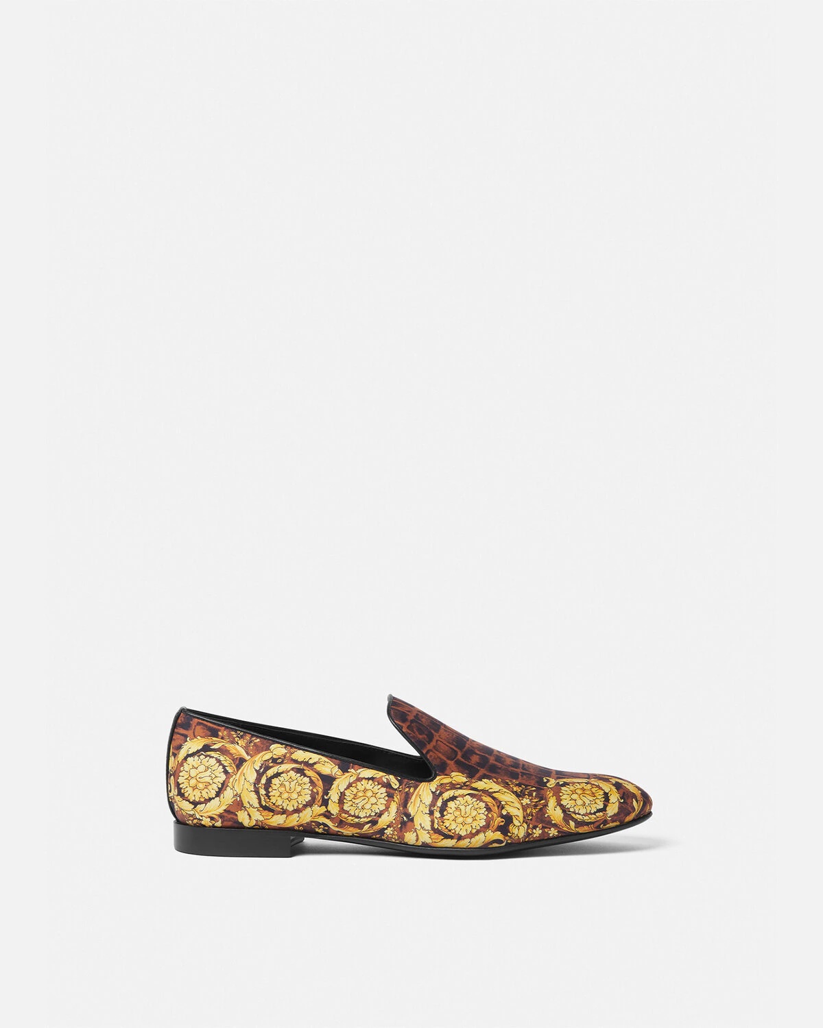 Baroccodile Satin Slippers - 1