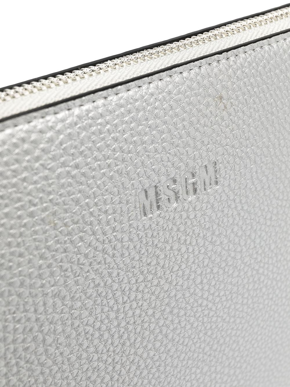 logo-embossed clutch bag - 4