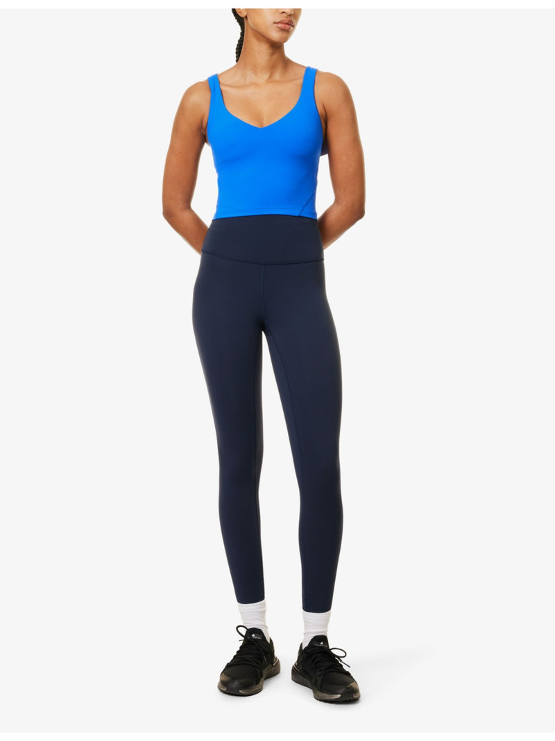lululemon "Wunder Train high-rise 25"" stretch-woven leggings" outlook