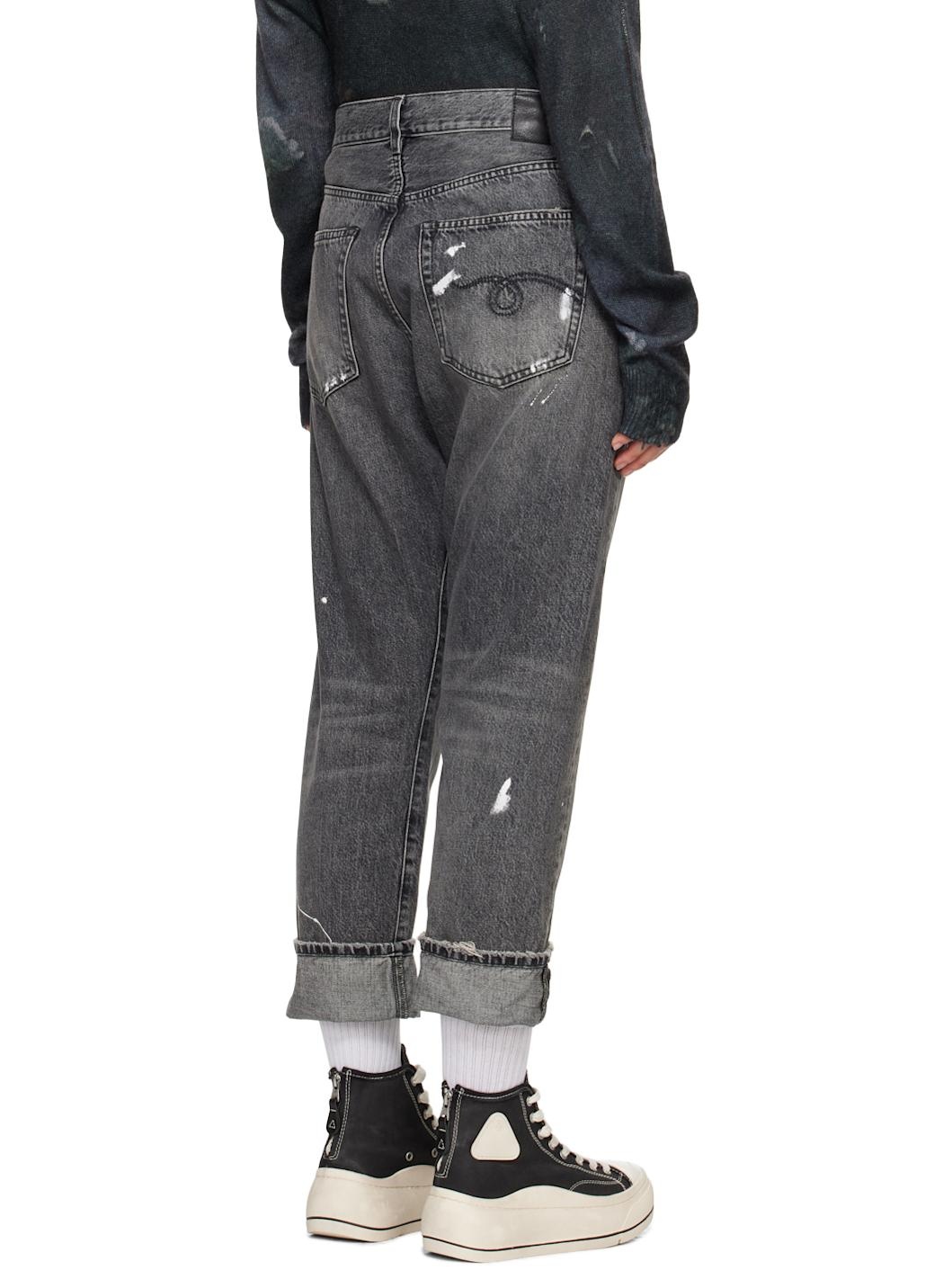 SSENSE Exclusive Black Crossover Jeans - 3