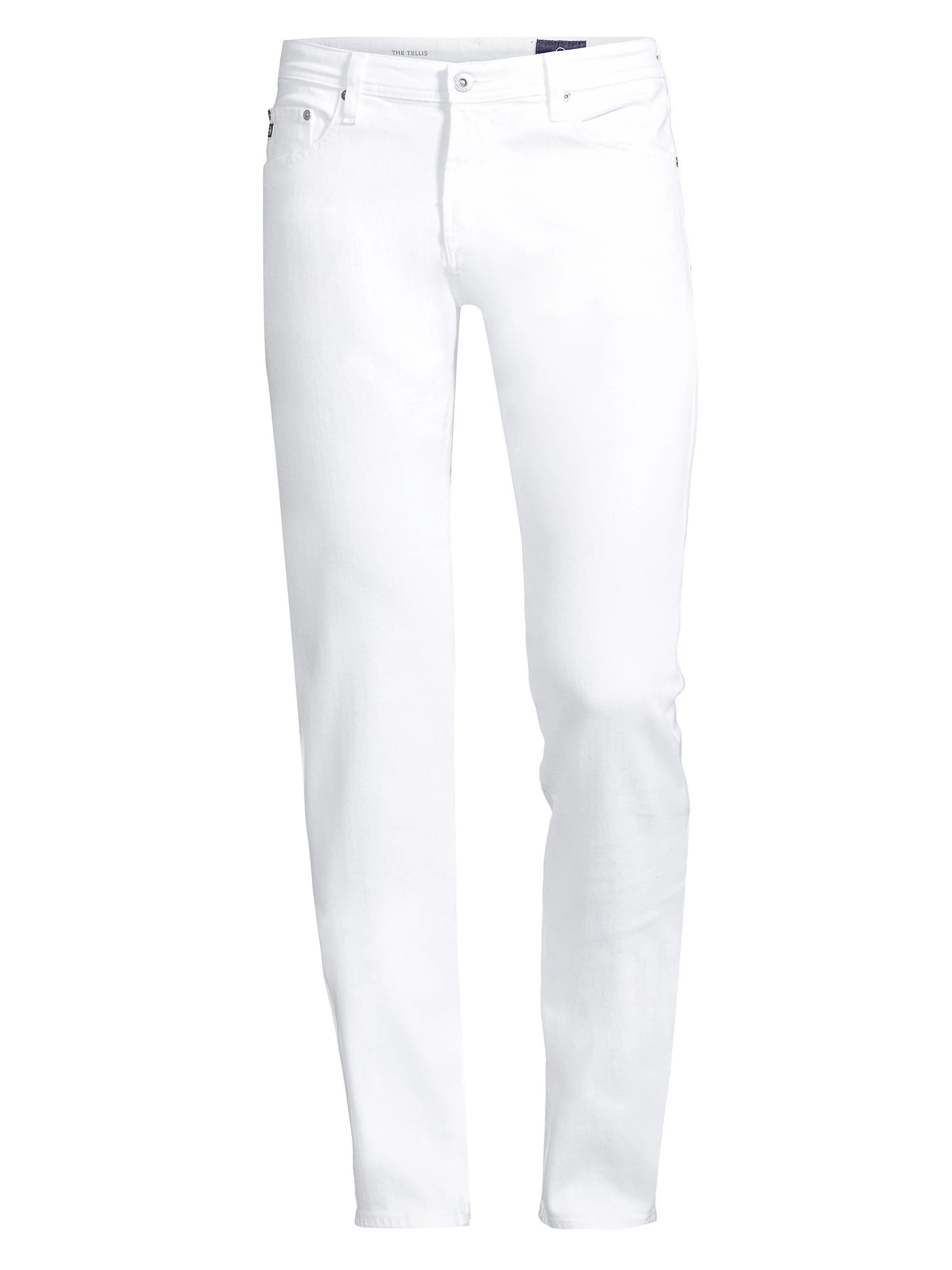 Men's Tellis Stretch Slim-Fit Jeans - White - 1