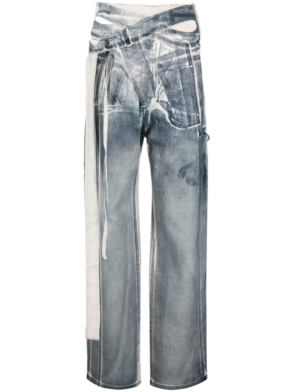 Signature wrap jeans - 1