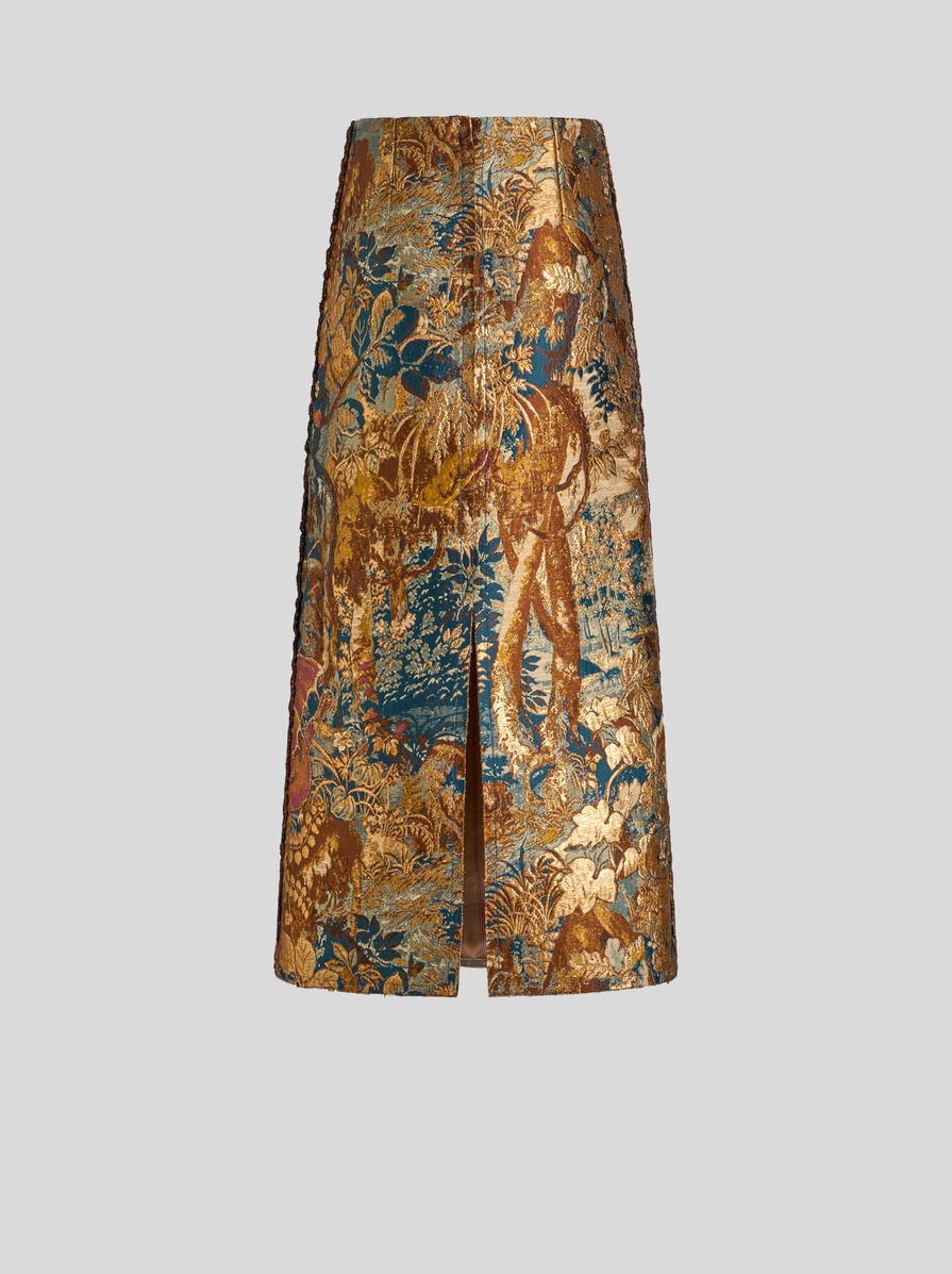 JACQUARD MIDI SKIRT - 2