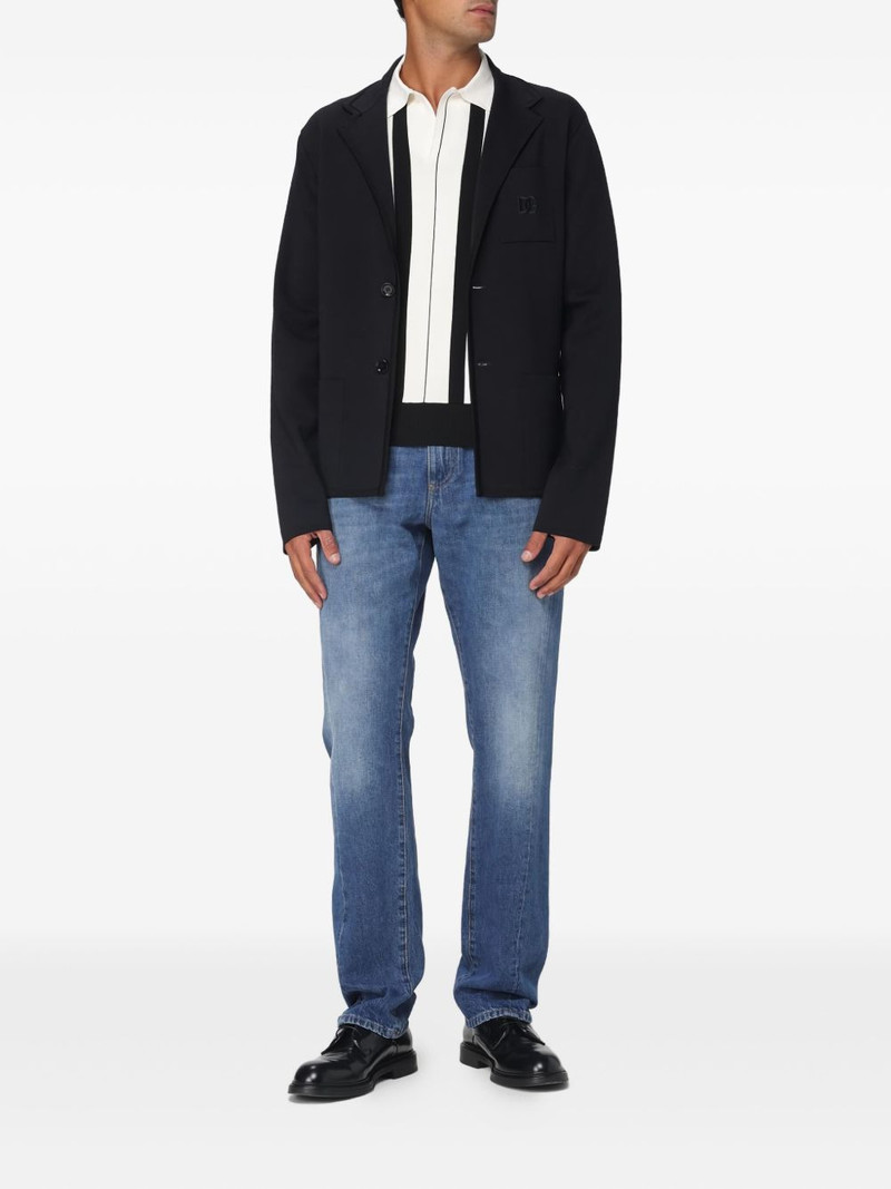 Dolce & Gabbana logo-detail blazer outlook