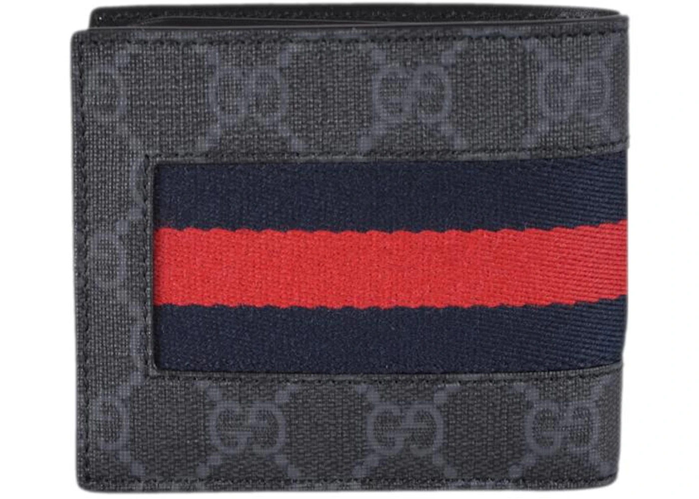 Gucci Bifold Wallet GG Supreme Web Black - 2