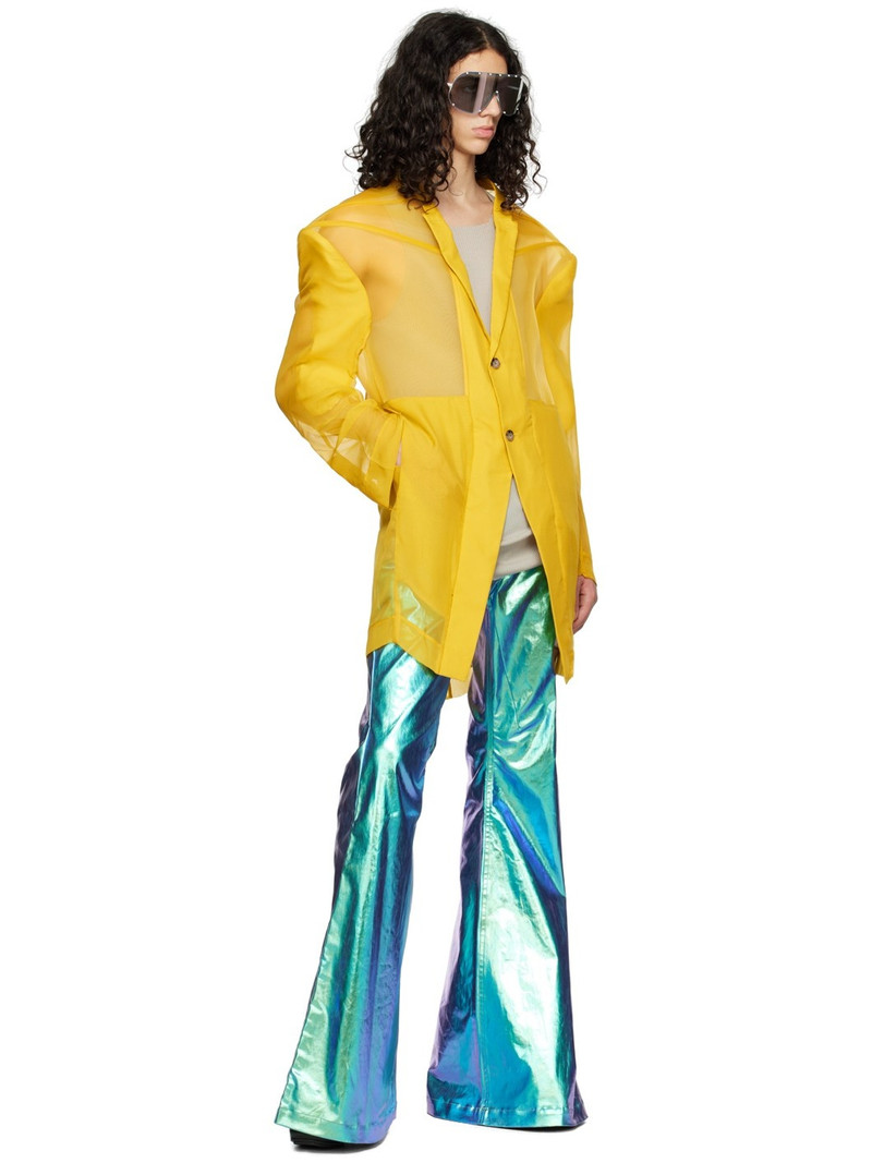 Rick Owens Yellow Transtatlin Coat outlook