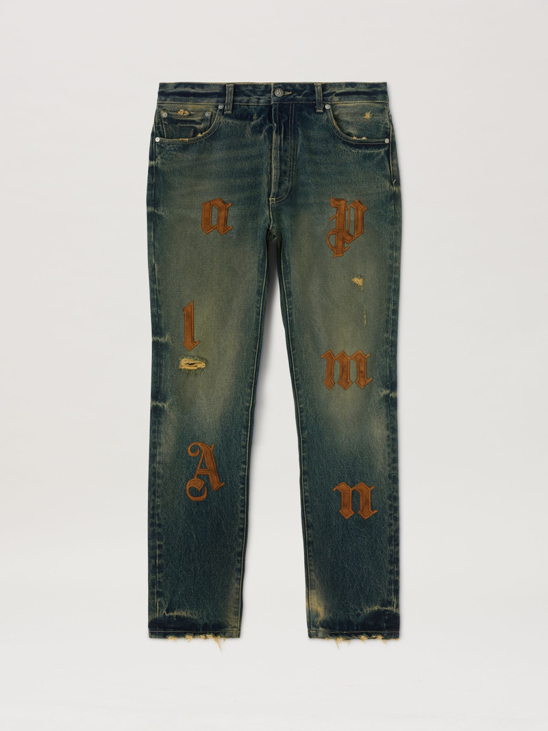Logo Patches Jeans Loose Fit 1