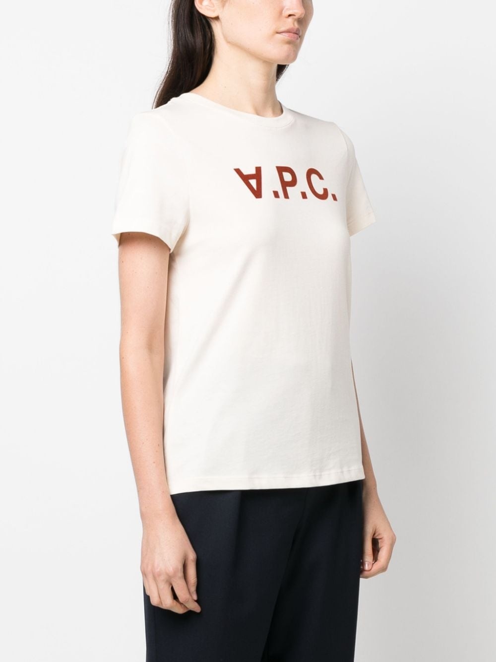 logo-print cotton T-shirt - 3