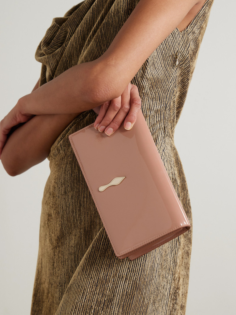 Christian Louboutin Bettina Patent-leather Clutch outlook