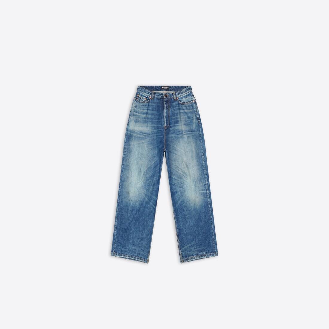 Pull-up Pants  in Blue - 1