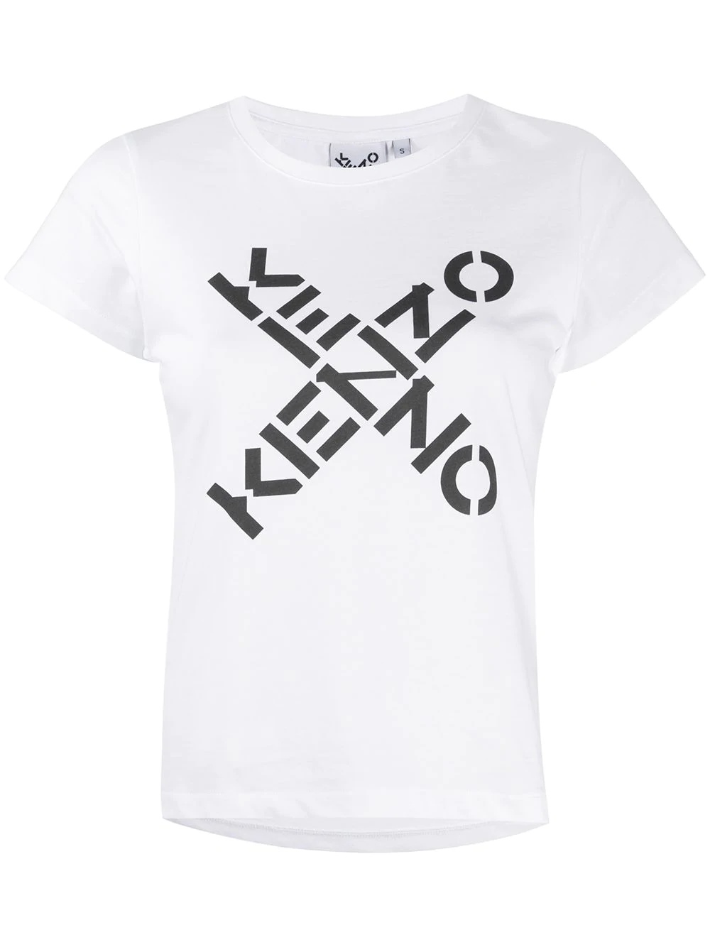 cross logo T-shirt - 1