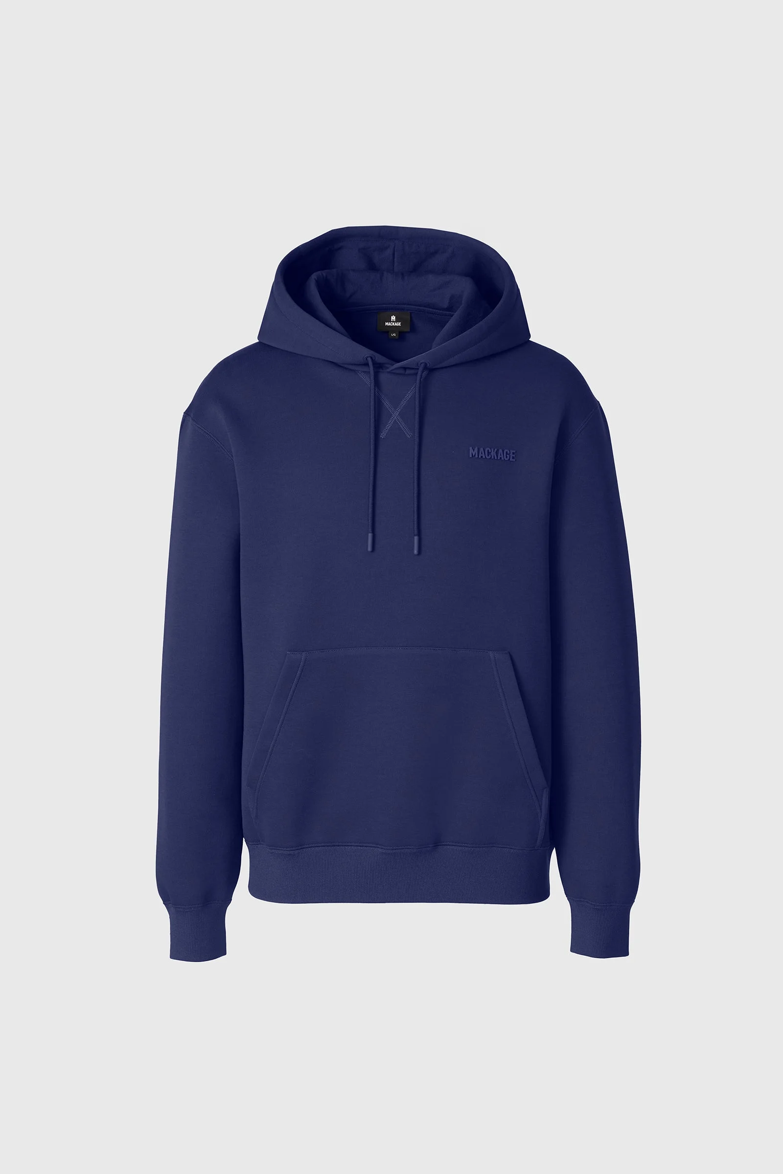 KOLTON-Z Double-Face Jersey Logo Hoodie - 1
