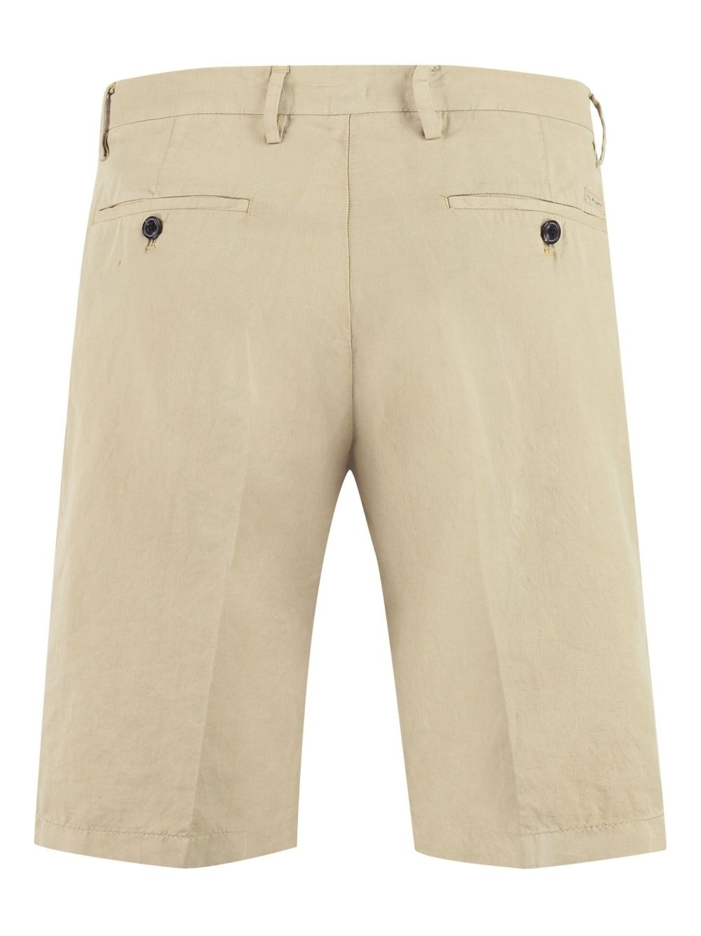 cotton-linen bermuda shorts - 2