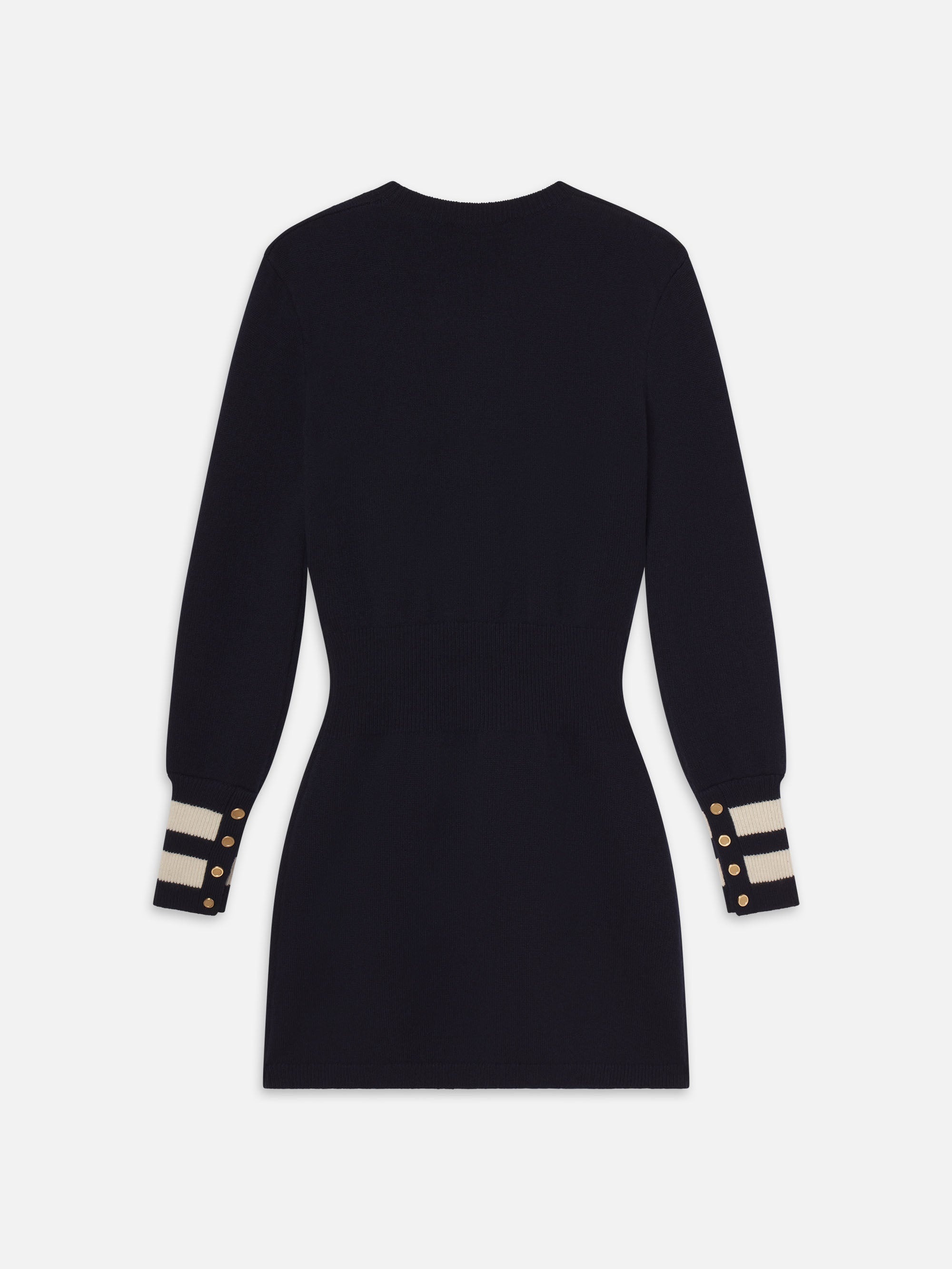 The Cashmere Club Dress in Navy Multi - 4