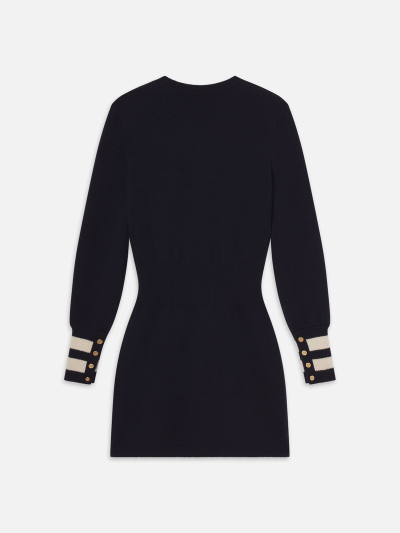 The Cashmere Club Dress in Navy Multi 4