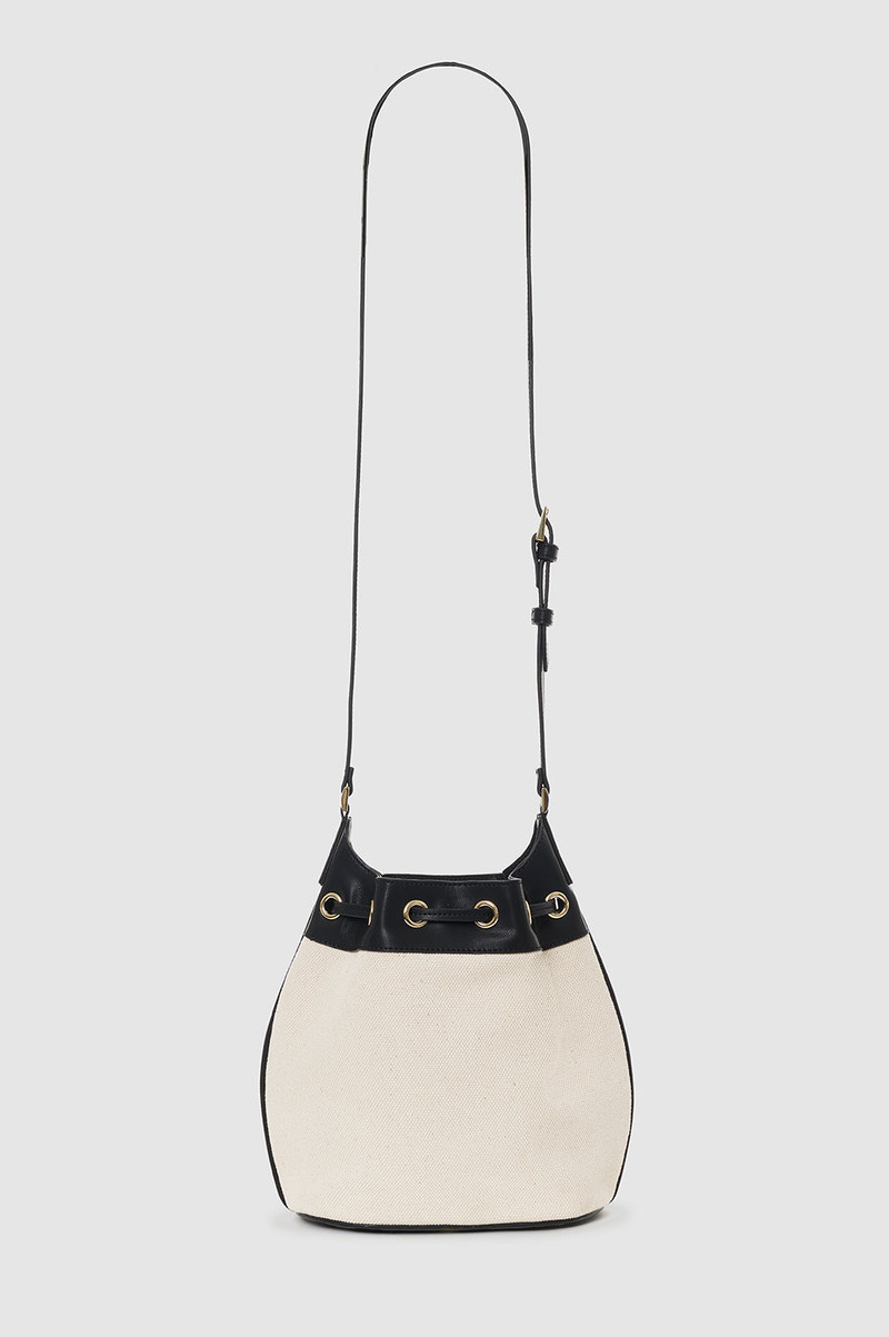 Mini Alana Bucket Bag - Natural 3
