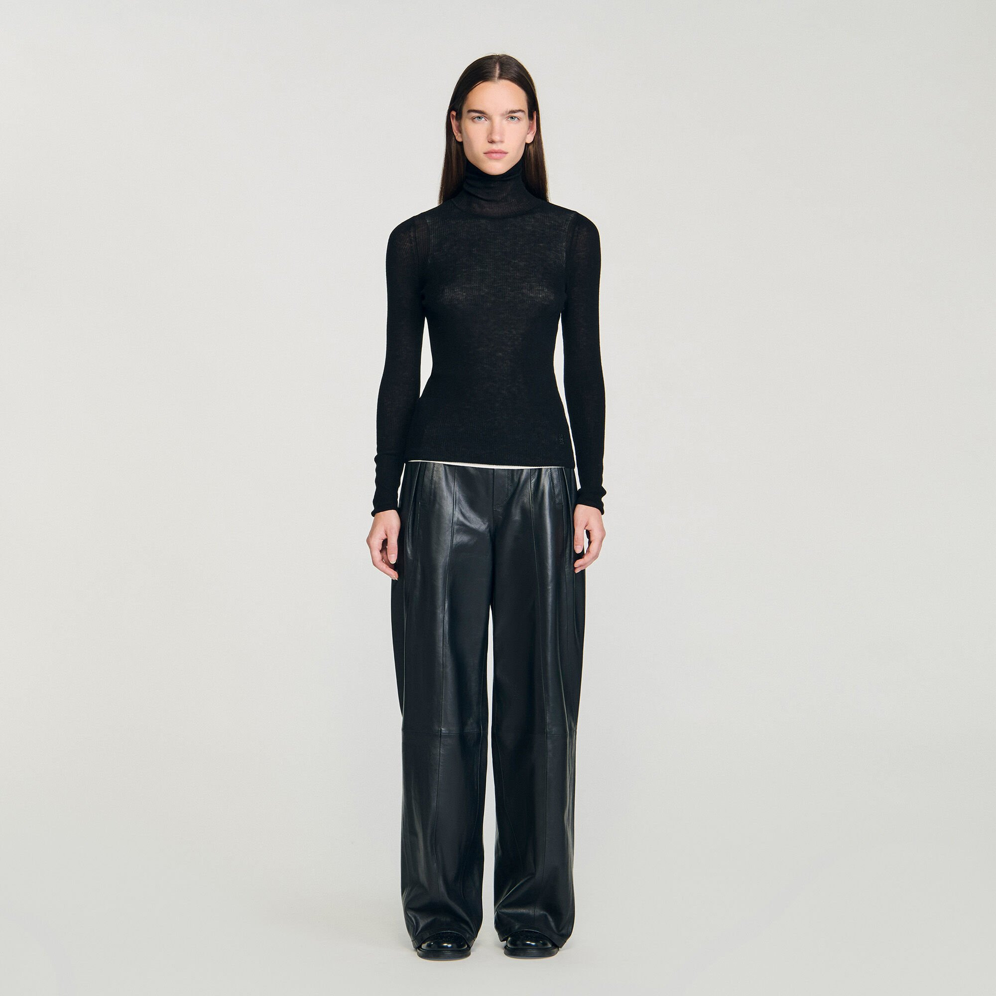 LAYERED TURTLENECK SWEATER - 2