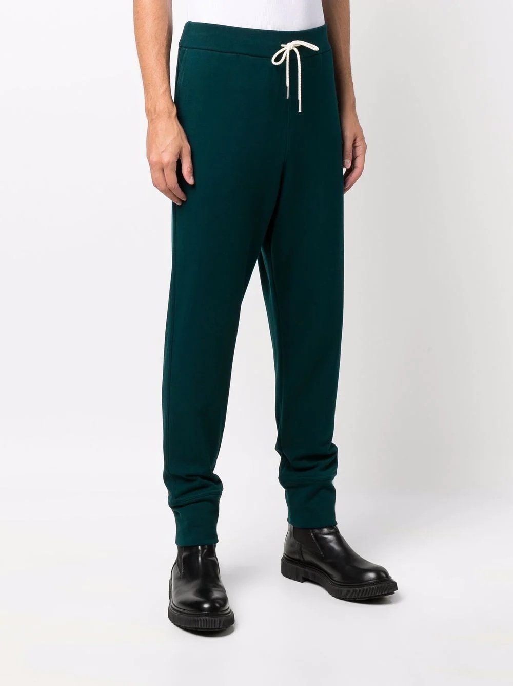 knitted cotton track pants - 3