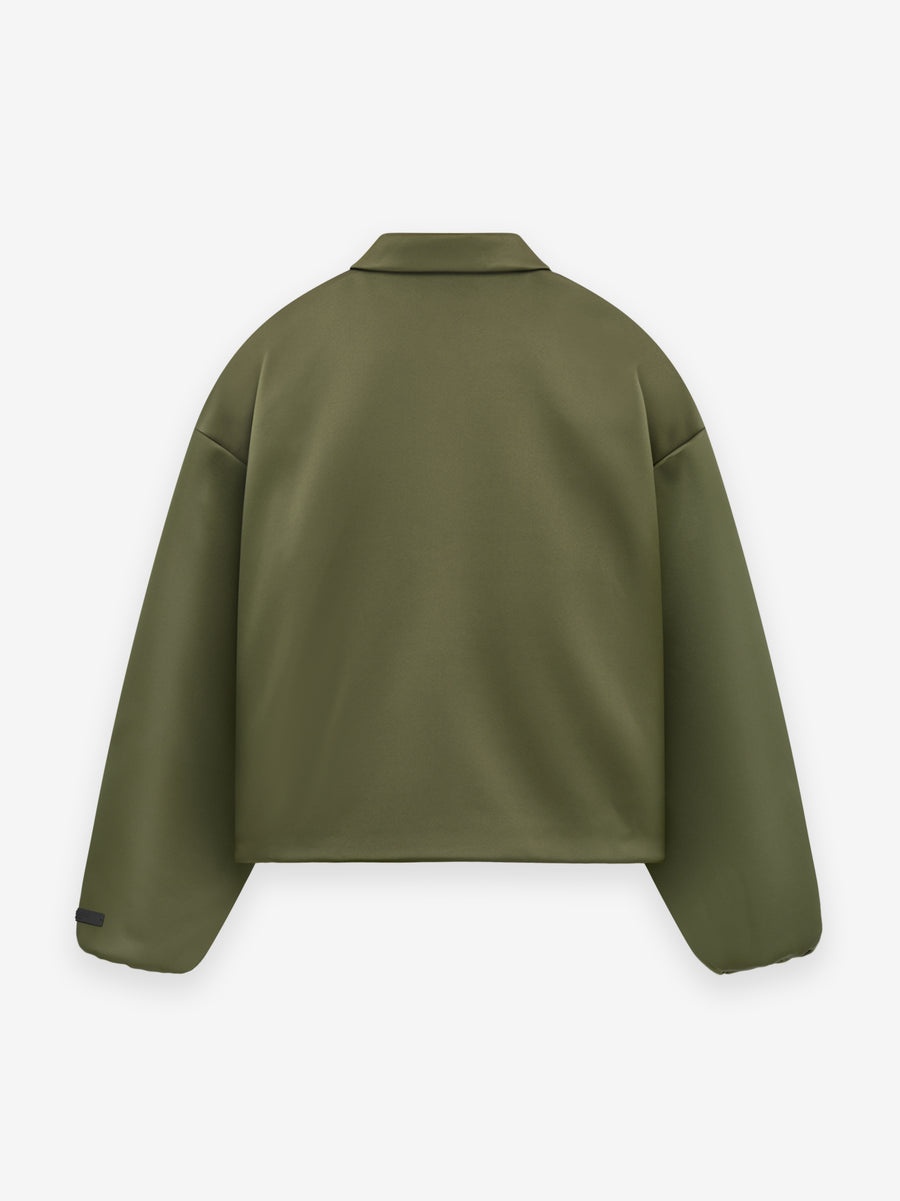 Womens Satin Nylon Bomber Jacket - 2