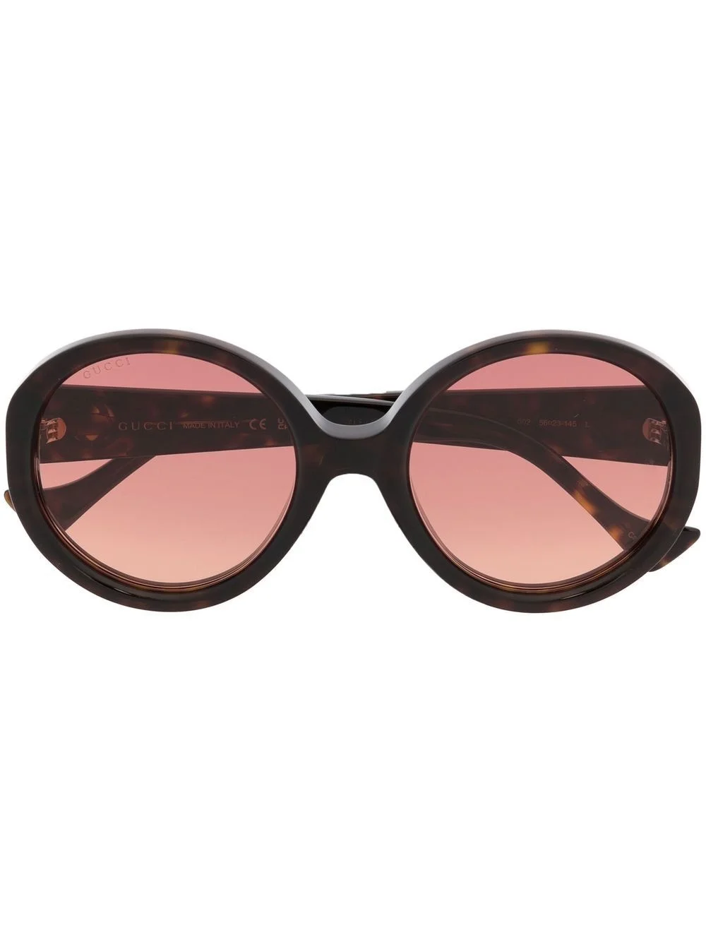 oversized round-frame sunglasses - 1