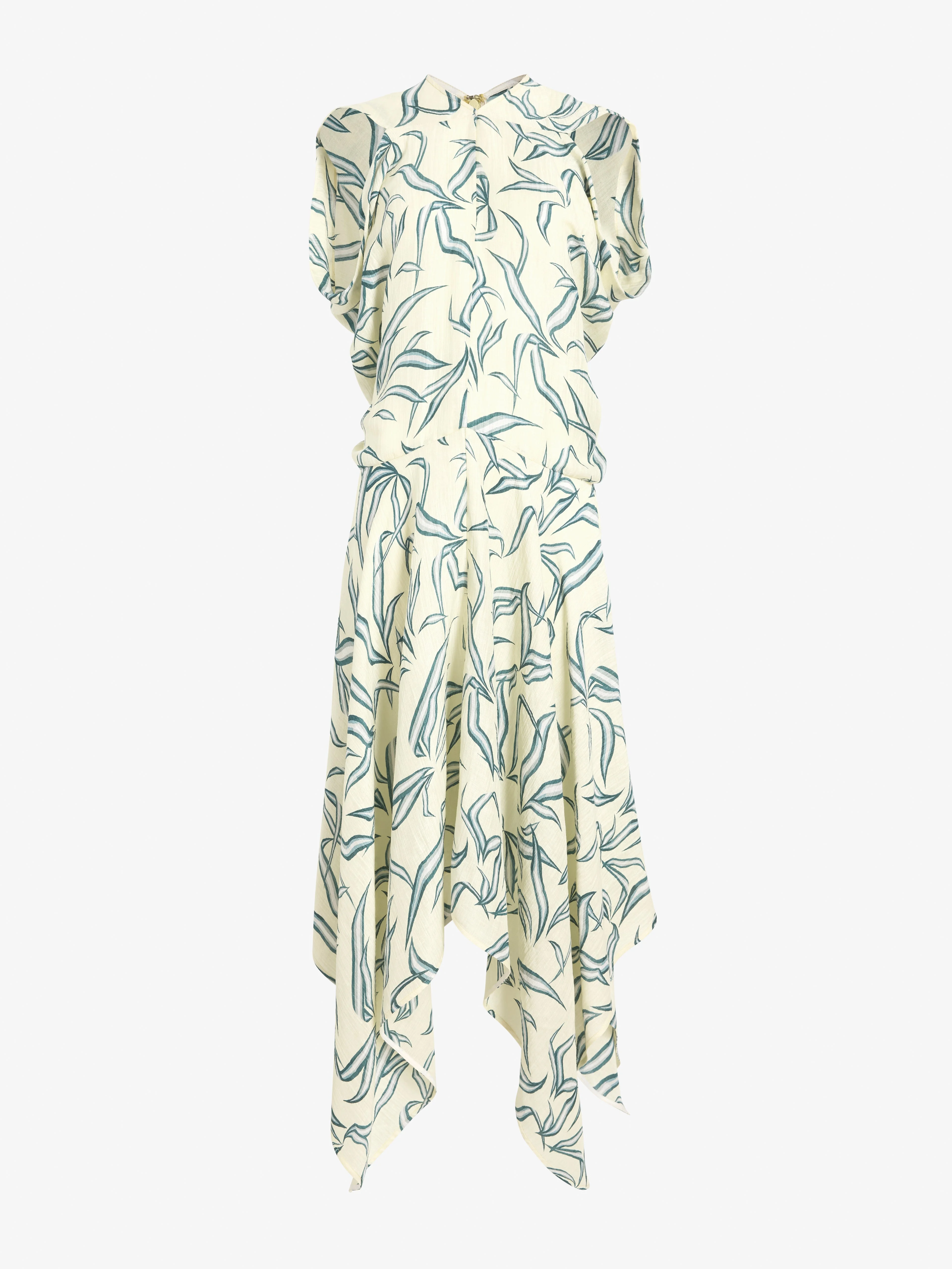Sybella Dress in Metalasse Silk Linen - 1