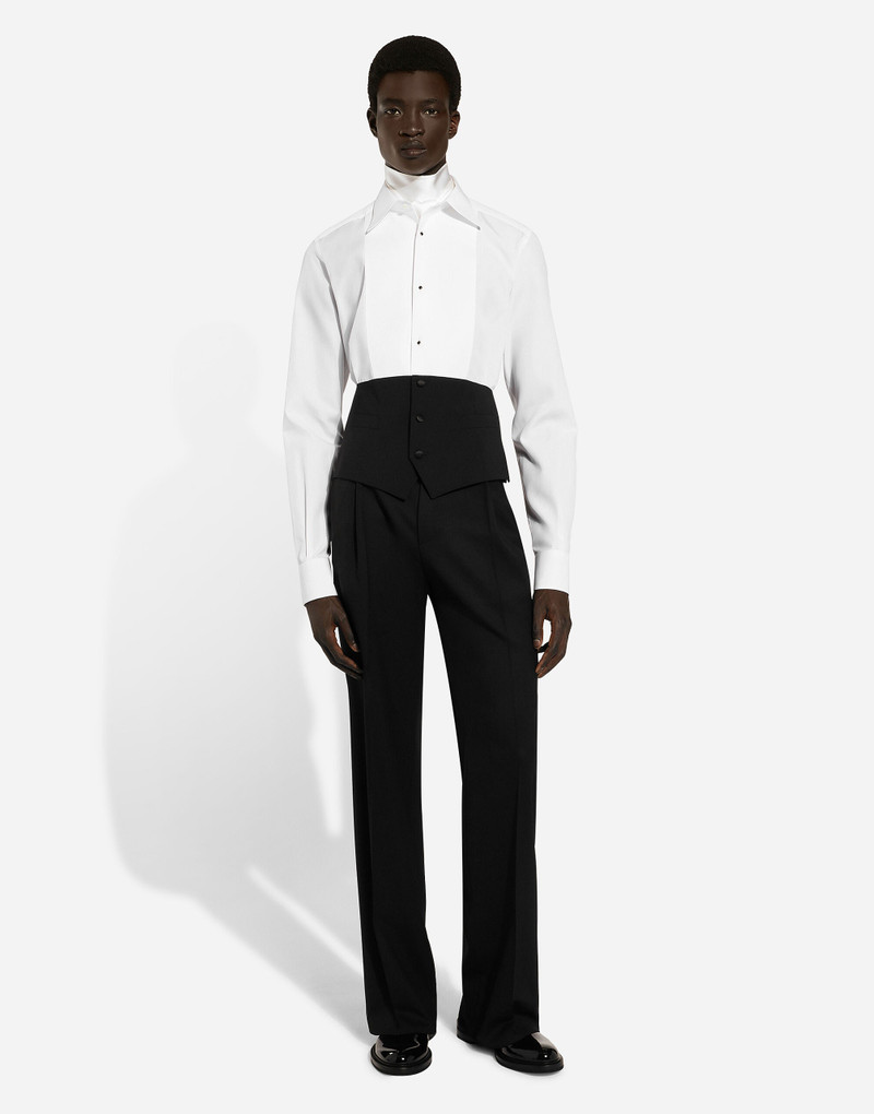 Dolce & Gabbana Tuxedo shirt with vest bottom section outlook