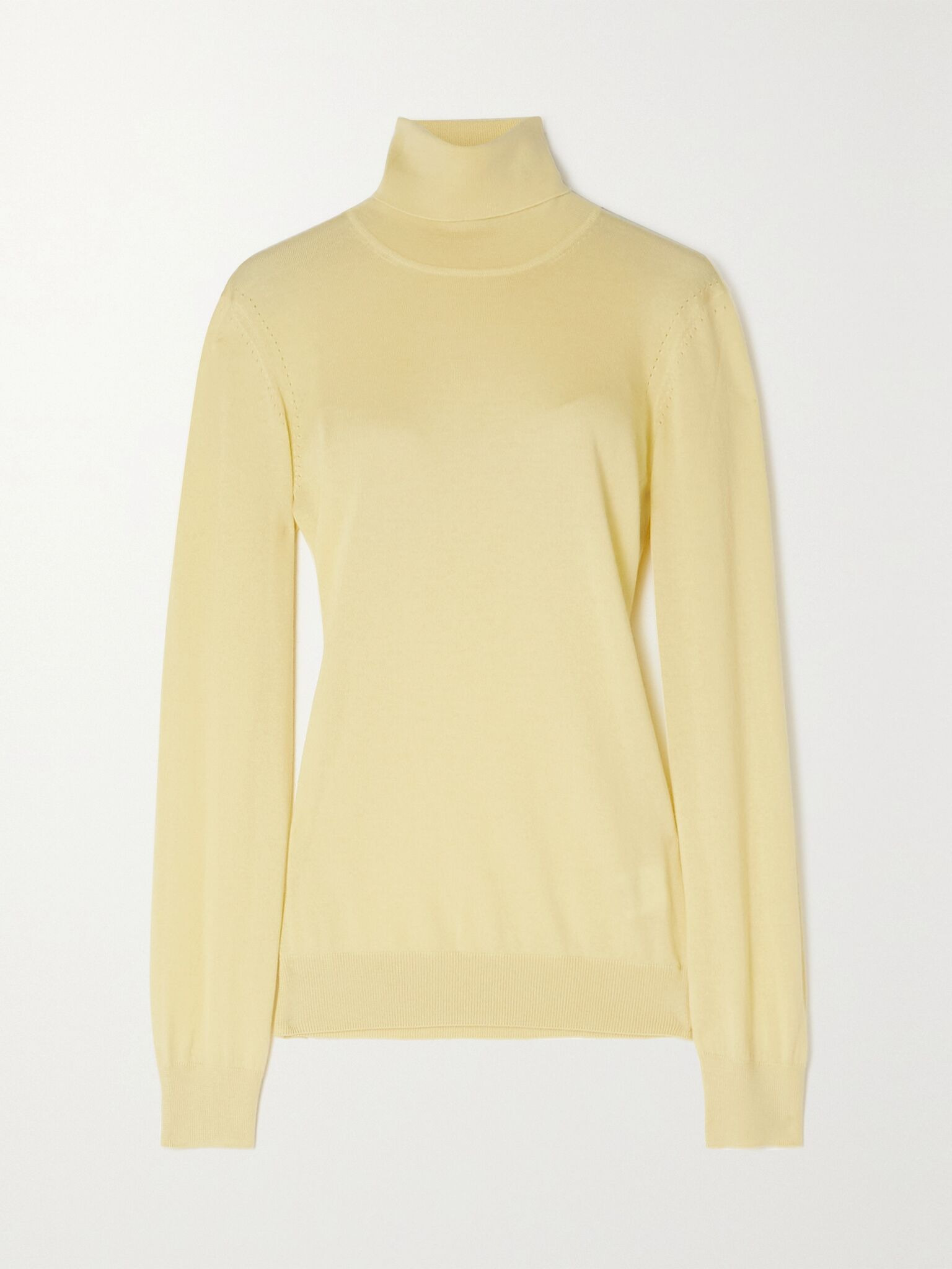 Cashmere turtleneck sweater Yellow - 1